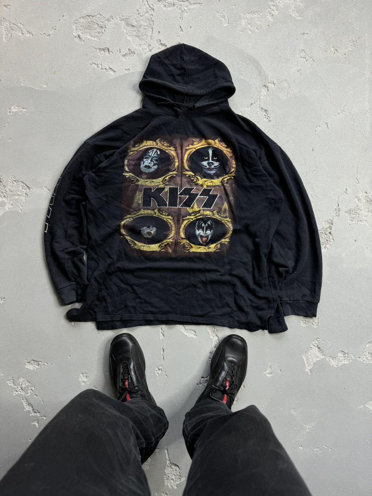 KISS × Vintage Vintage Kiss Hoodie 90’ The Roxx Size US L / EU 52-54 / 3 - 1 Thumbnail