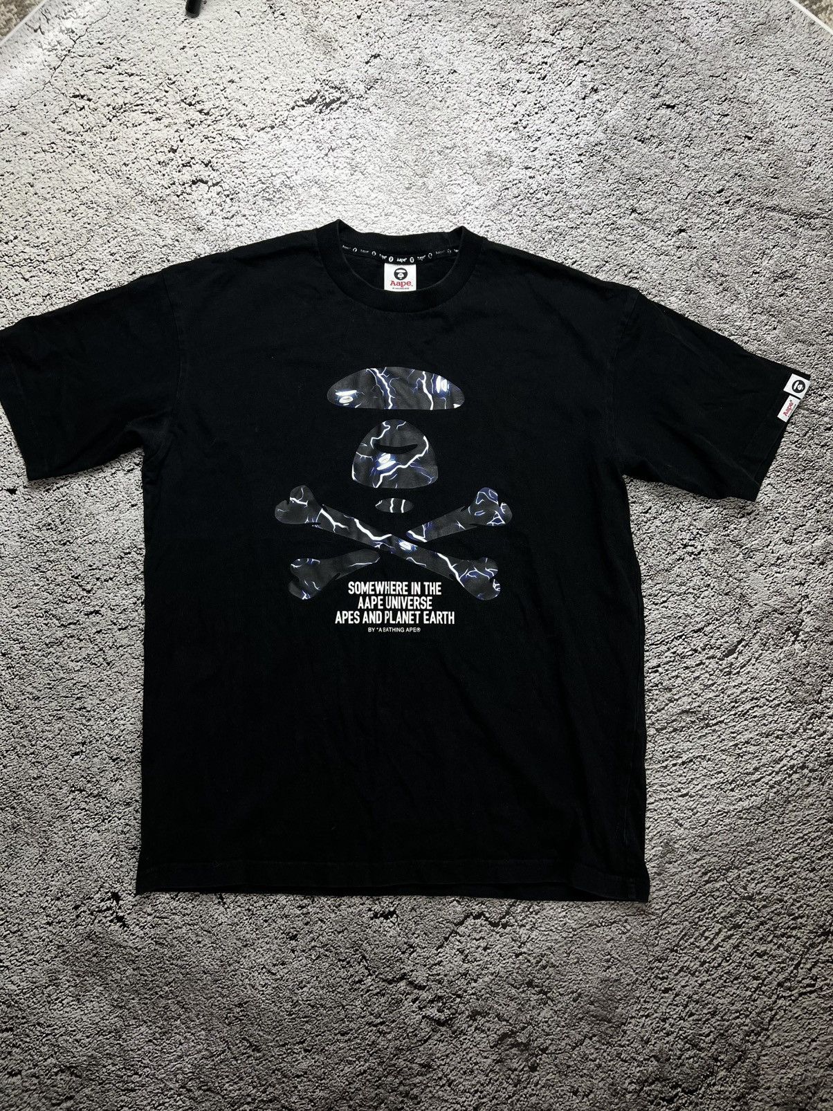 Aape BAPE a Bathing Ape AAPE UNVS skulls t shirt Size US M / EU 48-50 / 2 - 1 Thumbnail
