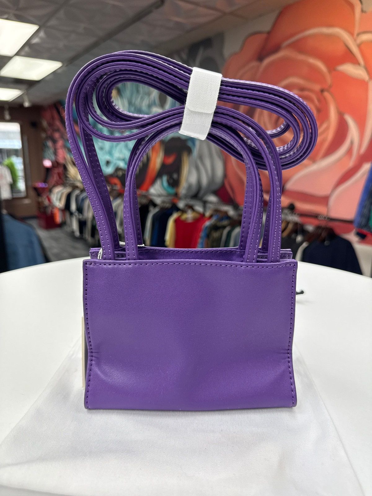 Telfar Telfar Small Shopping Bag Grape Size ONE SIZE - 2 Thumbnail