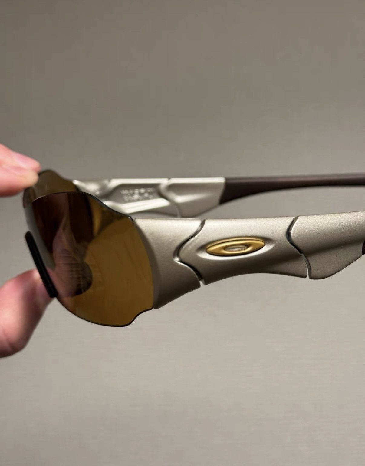 Oakley OAKLEY ZERO PLASMA White Gold Sports Sunglasses K24 Size ONE SIZE - 2 Thumbnail