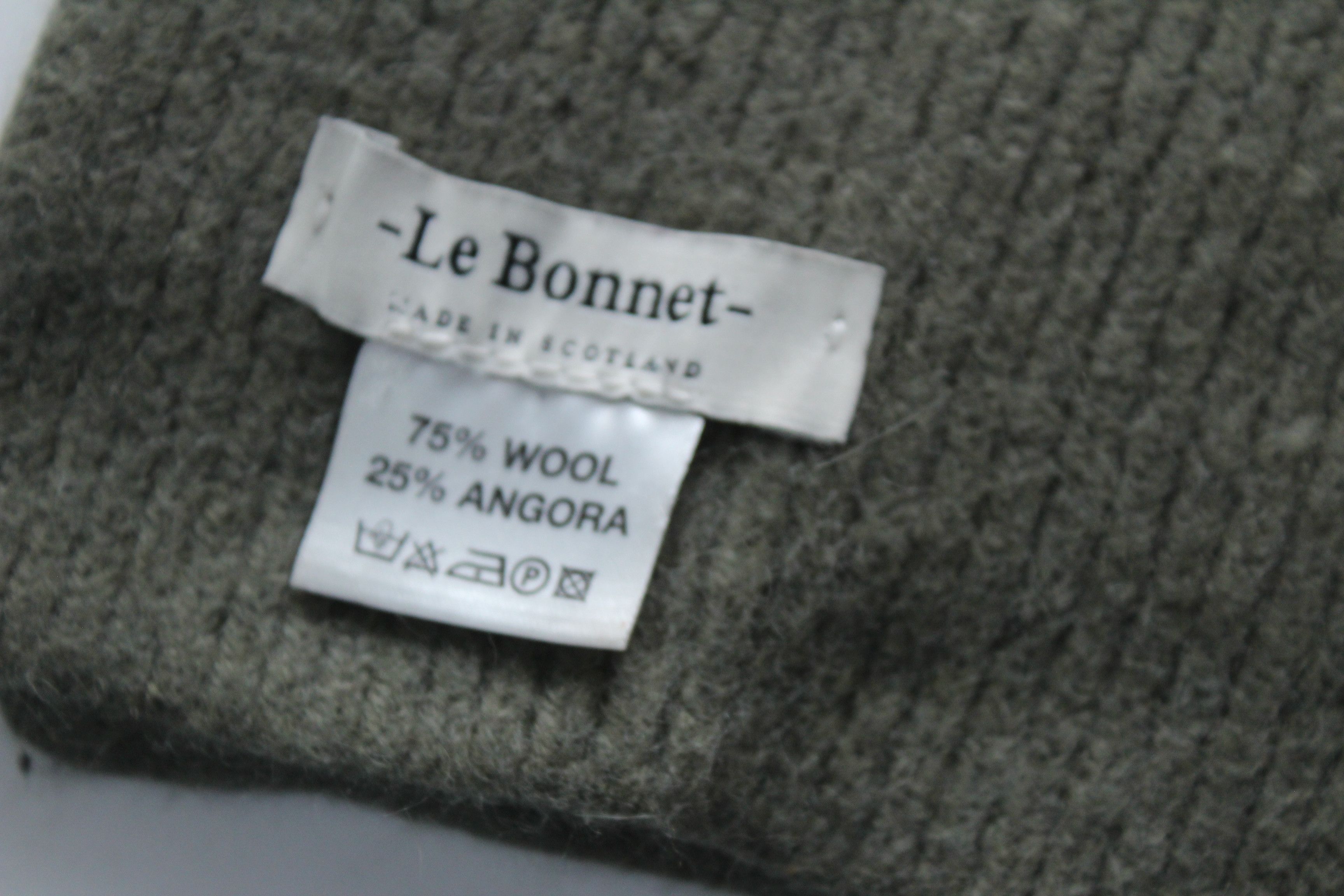 Other Le Bonnet Wool & Angora Ribbed Scarf - Made in Scotland Size ONE SIZE - 7 Thumbnail