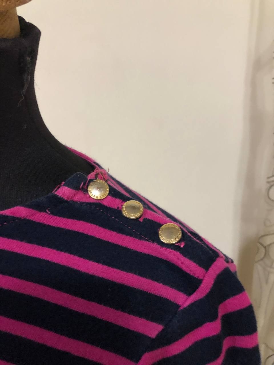 Polo Ralph Lauren Lauren Ralph Lauren Petite Striped Sweater Green tag Size XS / US 0-2 / IT 36-38 - 2 Thumbnail