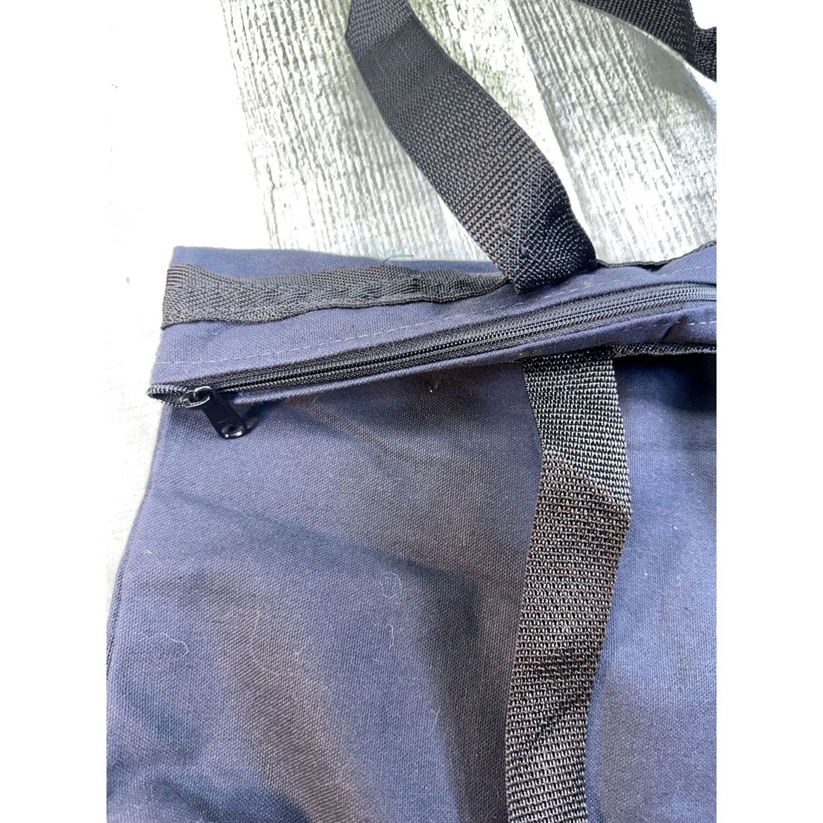 Vintage VINTAGE Chicago tote bag 1997 Mary Hartje Zipper Black Canvas Skyline Bag Womens/Mens Size ONE SIZE - 6 Thumbnail