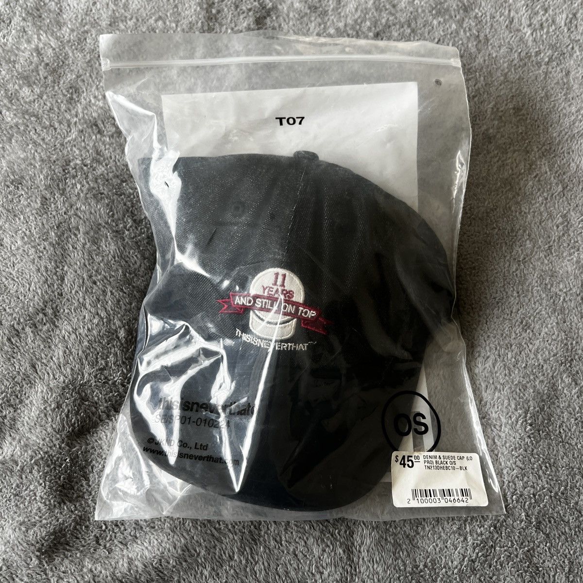 thisisneverthat Thisisneverthat Denim and Suede Combo Hat Size ONE SIZE - 4 Thumbnail
