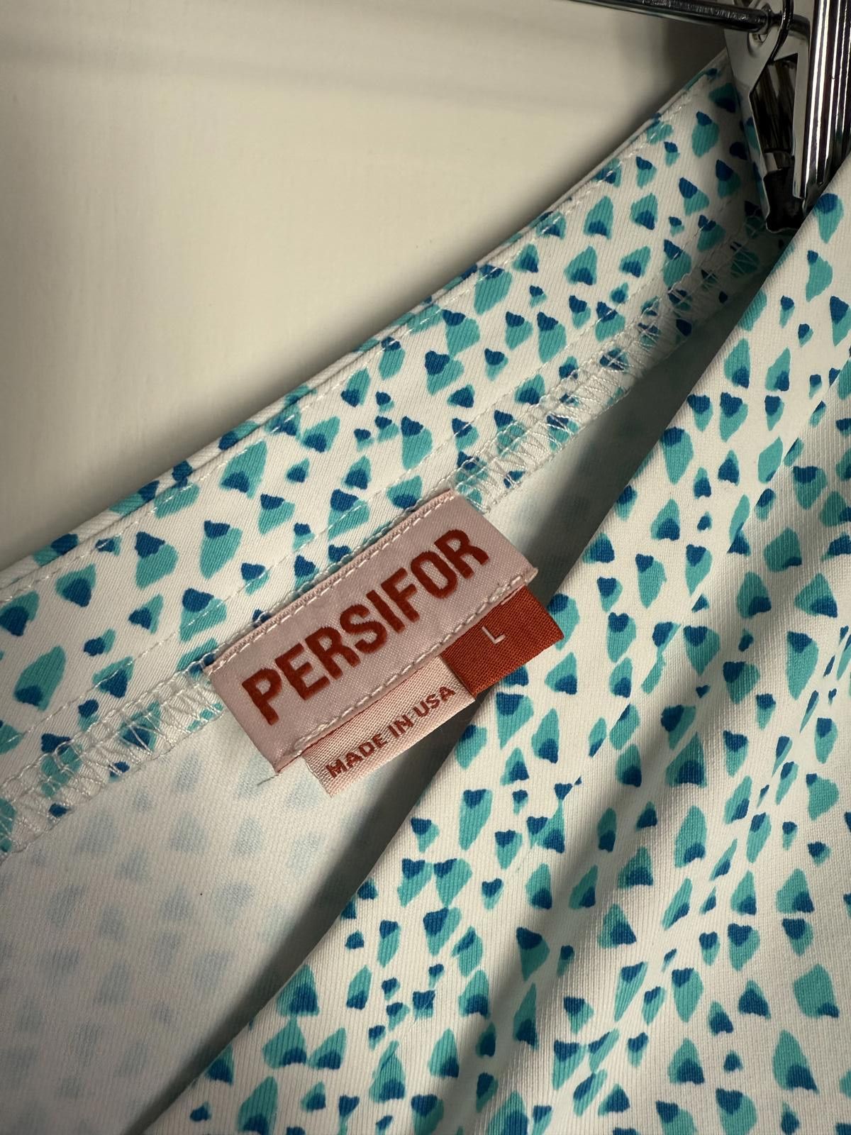 Designer Persifor Brie Speckled Turchese Dress Size L / US 10 / IT 46 - 3 Thumbnail