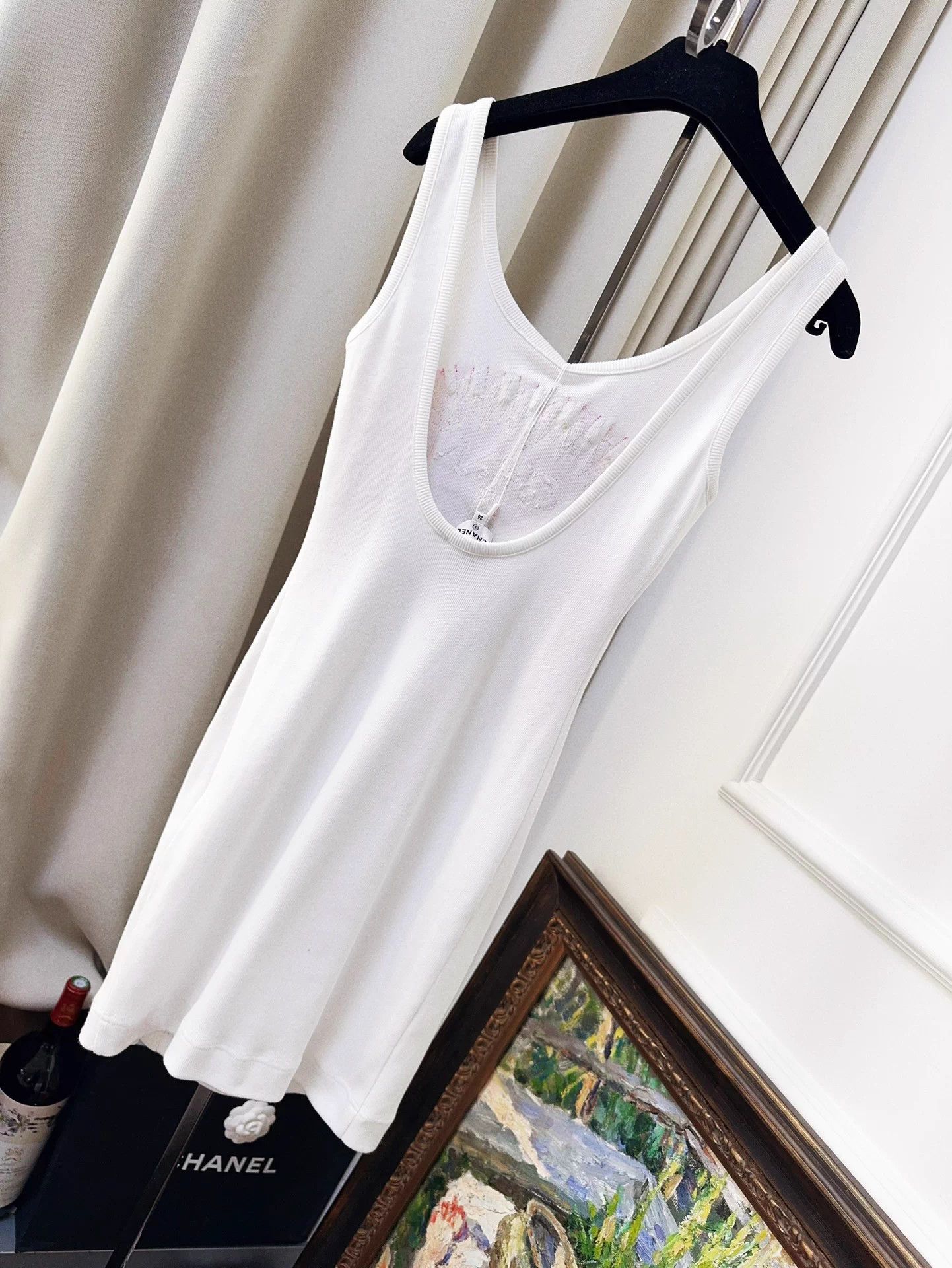 Chanel Chanel 23C Women's Flower Beaded Sleeveless Dress 36 Size XS / US 0-2 / IT 36-38 - 2 Thumbnail