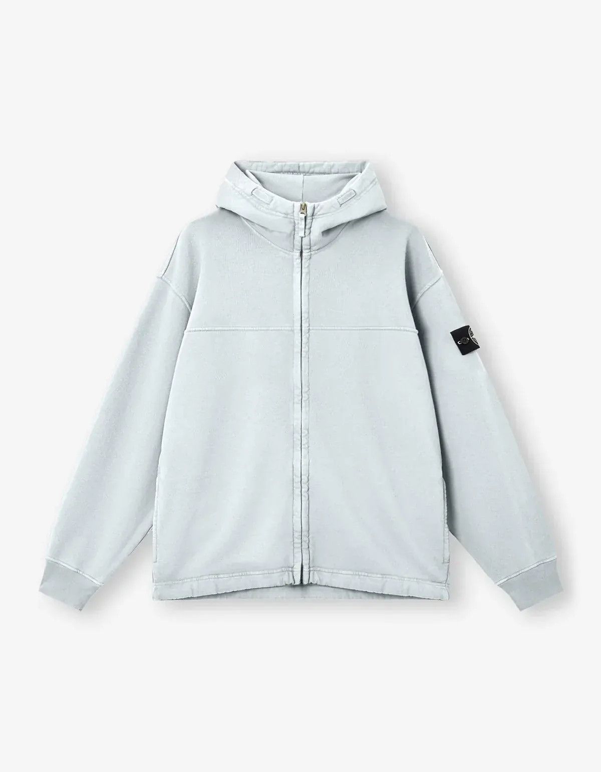 Stone Island Stone Island Blue Reflective Garment Lamination Hoodie Size US L / EU 52-54 / 3 - 1 Thumbnail