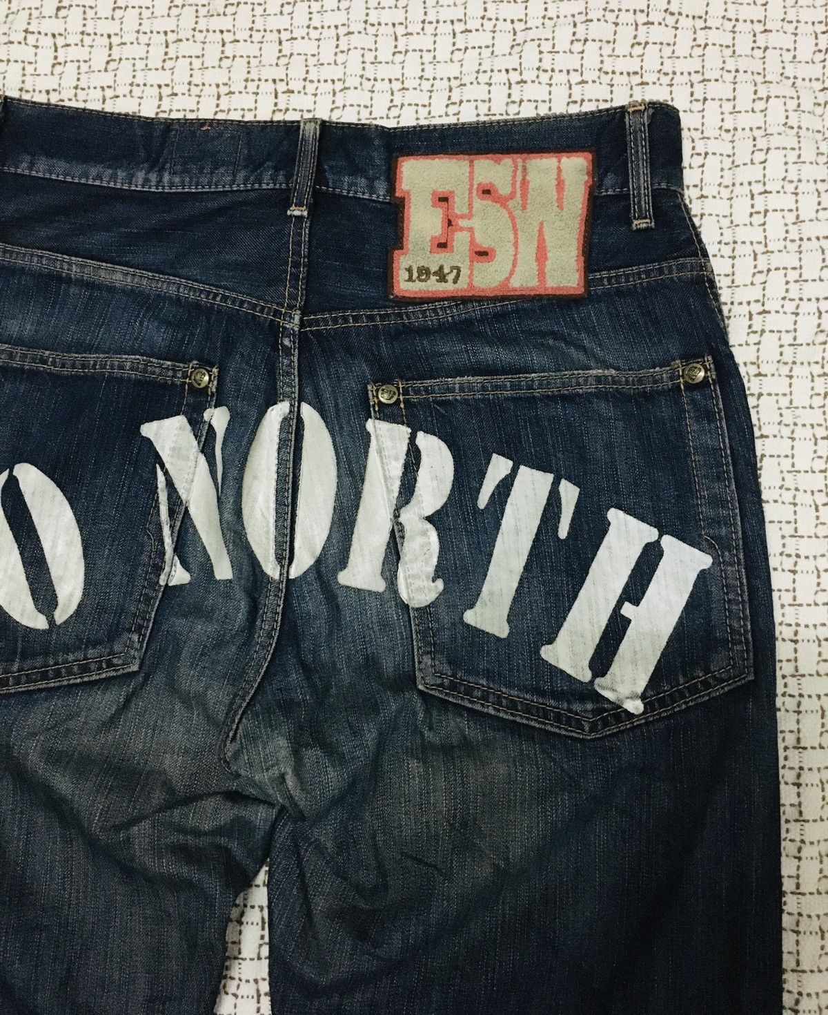 Edwin A06 Edwin Street Wear Distressed Jeans Size US 32 / EU 48 - 20 Thumbnail