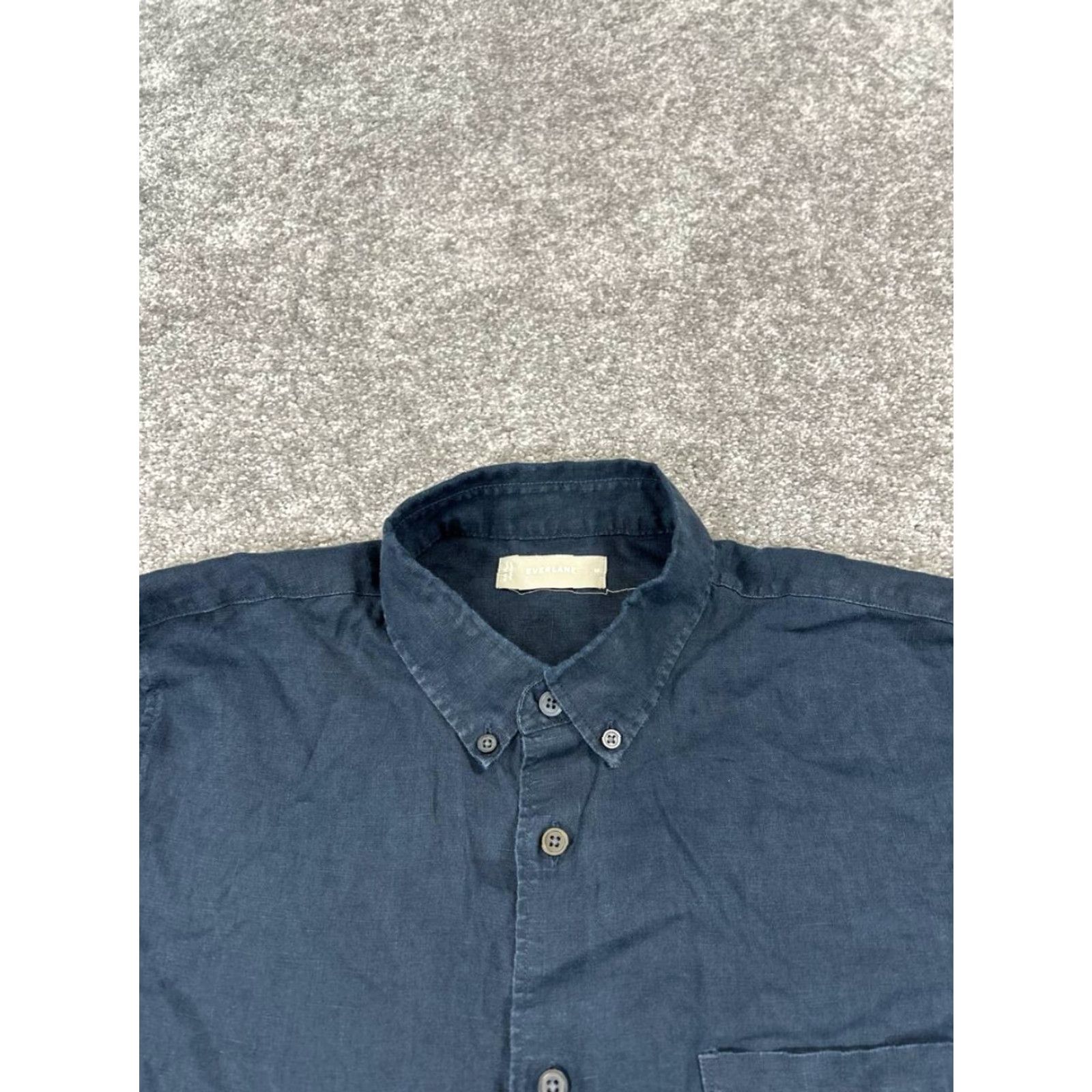 Everlane Everlane Button-Up Shirt Mens Medium Blue Cotton Casual 90s? Size US M / EU 48-50 / 2 - 2 Thumbnail
