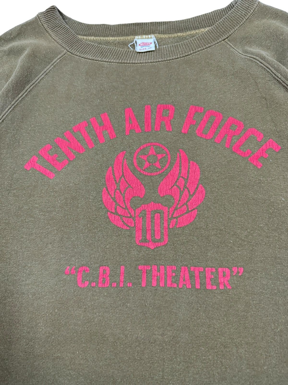Buzz Rickson's × The Real McCoy's Toy Mccoy’s Tenth Air Force Pullover Sweatshirt Size US XS / EU 42 / 0 - 9 Thumbnail