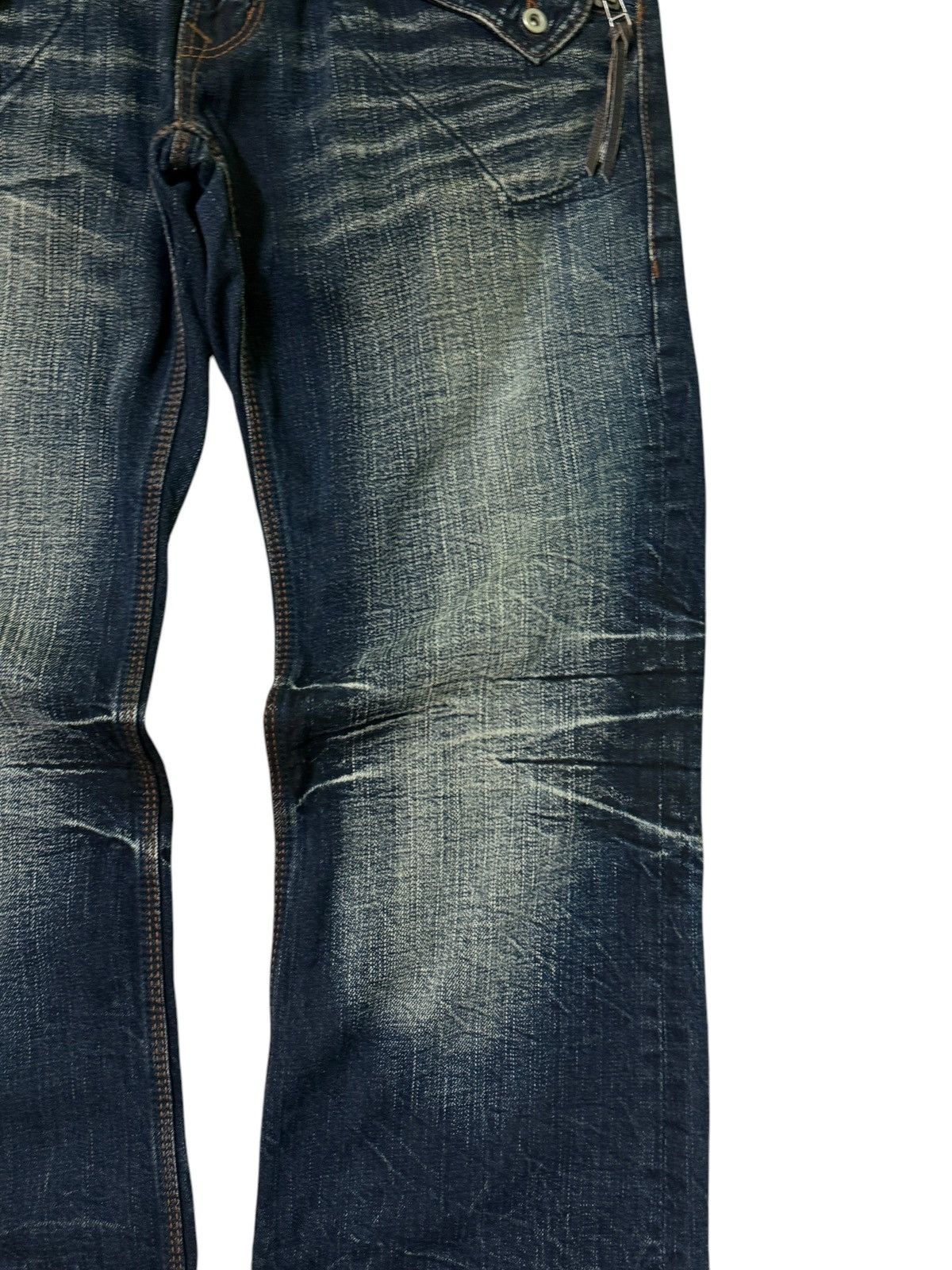 Hysteric Glamour NCFM Nicole Club for Men Distressed Washed Flare Y2K Style Size US 34 / EU 50 - 8 Thumbnail