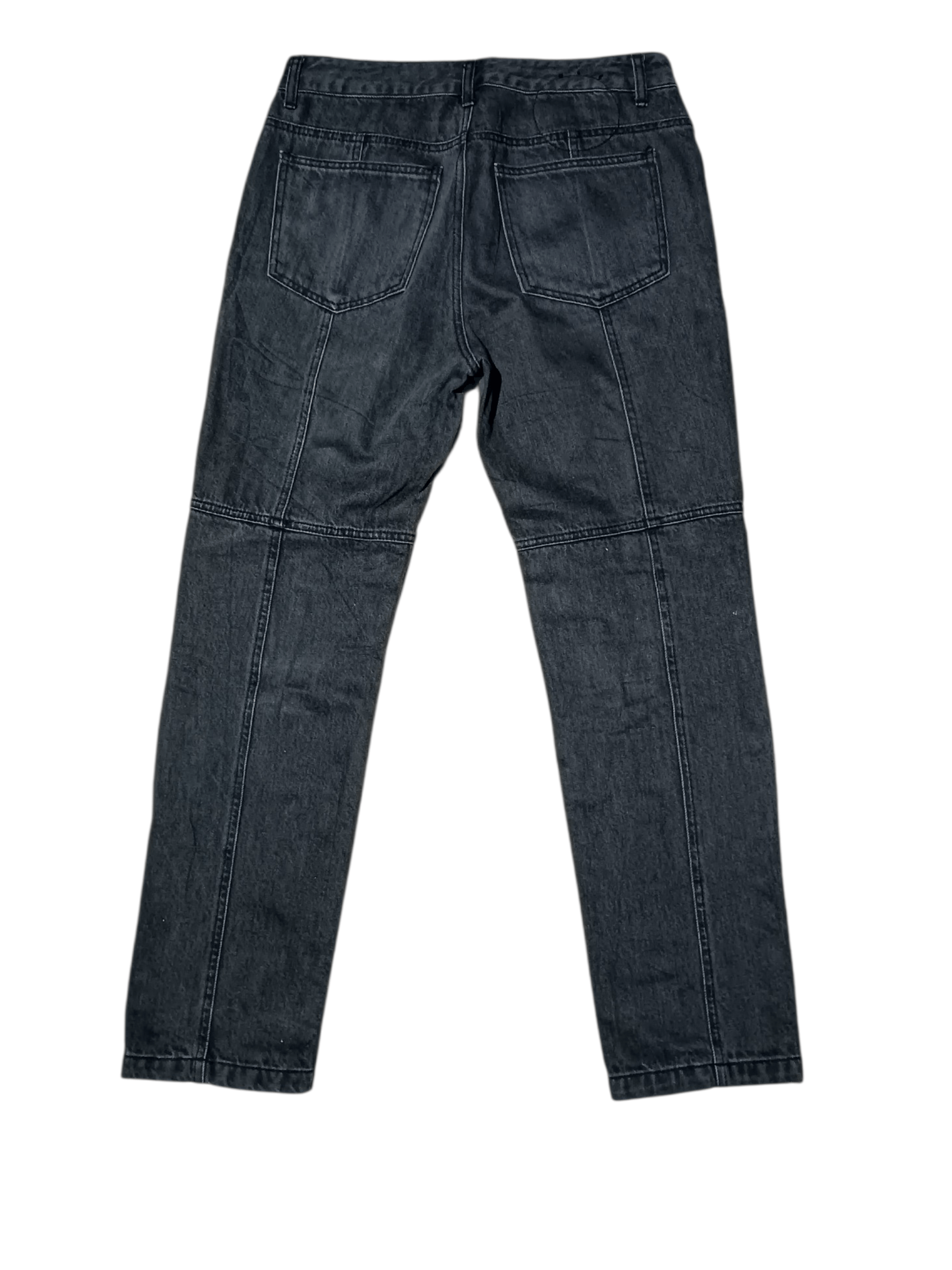 Juun.J Juun.J Avant Garde Convertible Black Wash Denim Pants Size US 32 / EU 48 - 3 Thumbnail