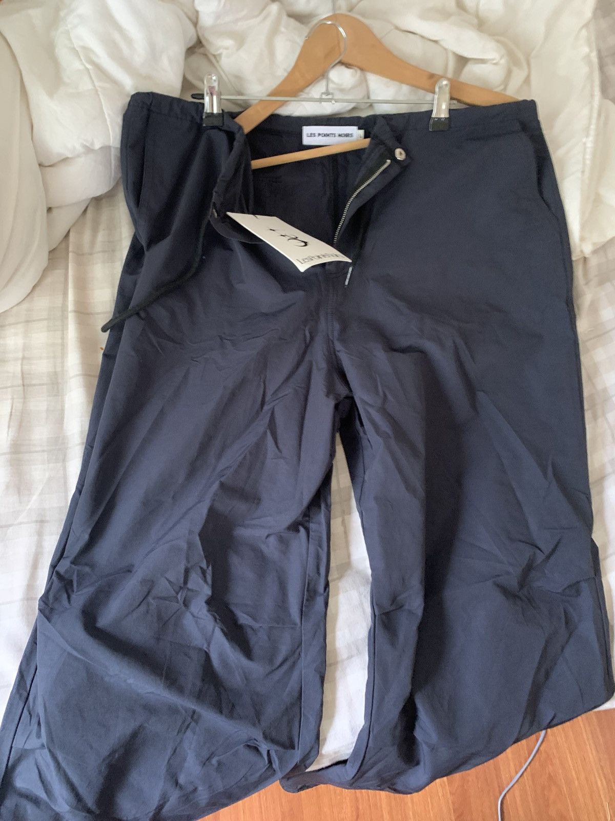 Other Les Points Noirs, Dark navy blur balloon pants (Necystudio) Size US 32 / EU 48 - 1 Thumbnail