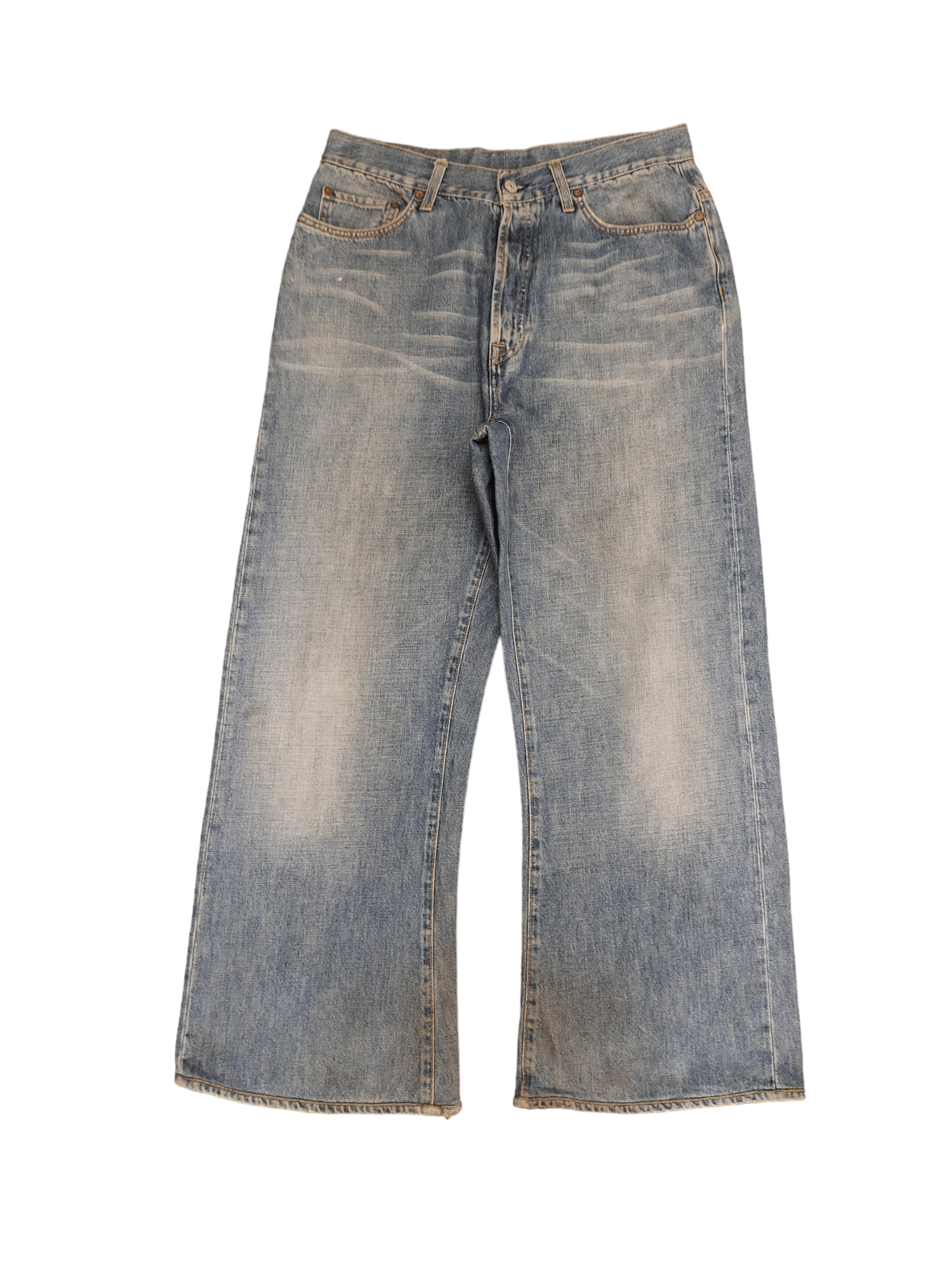 Pre-owned Archival Clothing X Gucci Baggy Jeans Gucci Wide Leg Denim Y2k Jnco In Multicolor