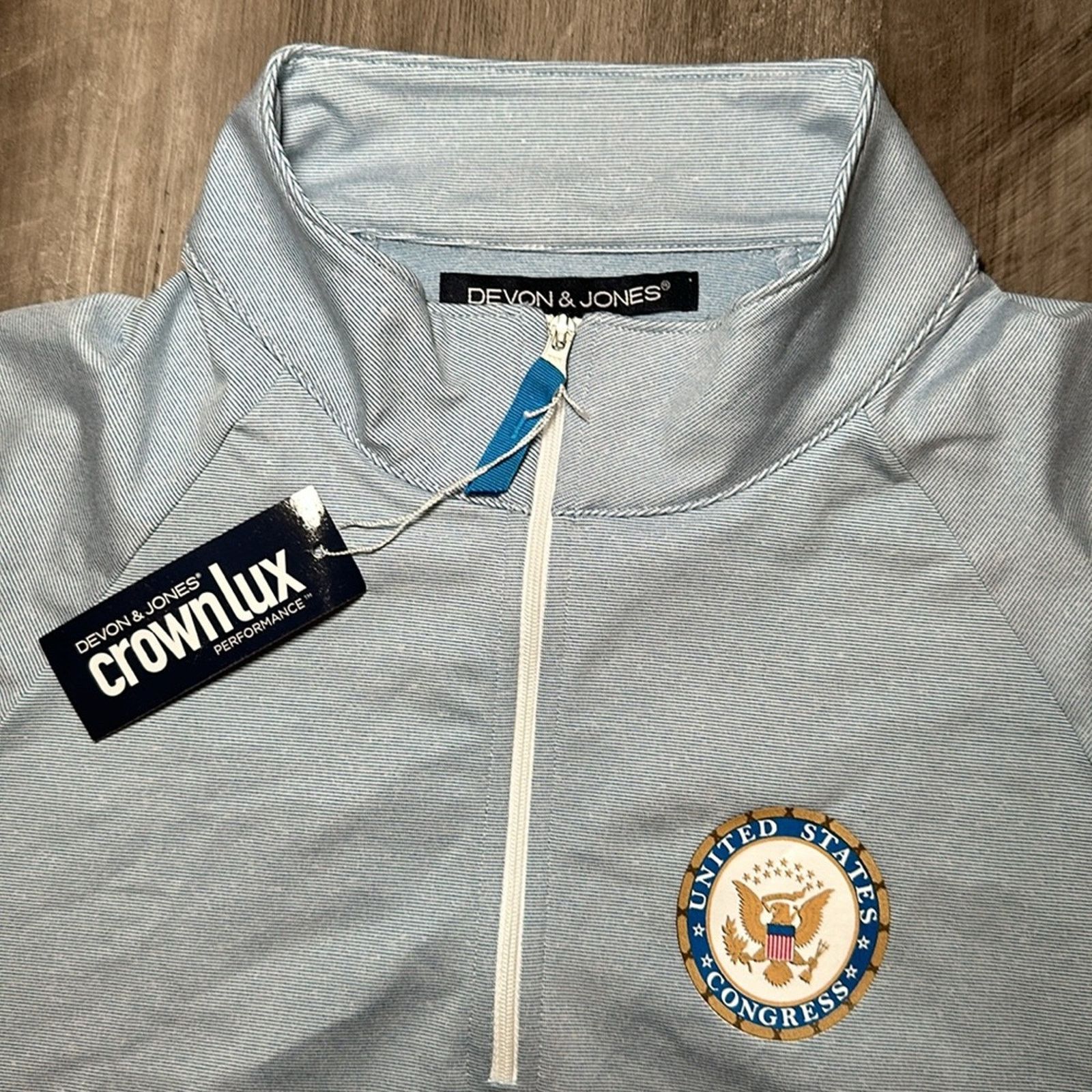 Other Devon & Jones CrownLux US Congress Quarter Zip Pullover -2XL Size US XXL / EU 58 / 5 - 6 Thumbnail