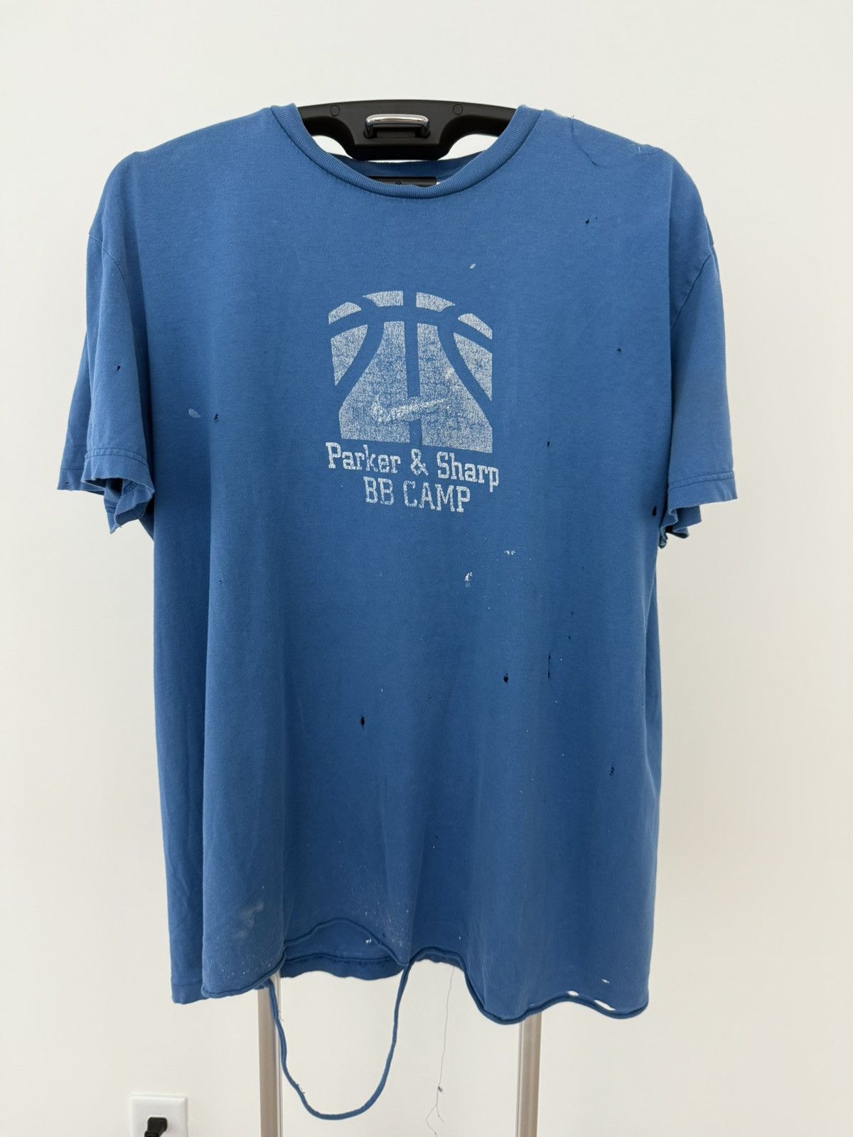 Nike Distressed Nike Basketball Camp grunge Y2K Size US L / EU 52-54 / 3 - 15 Thumbnail