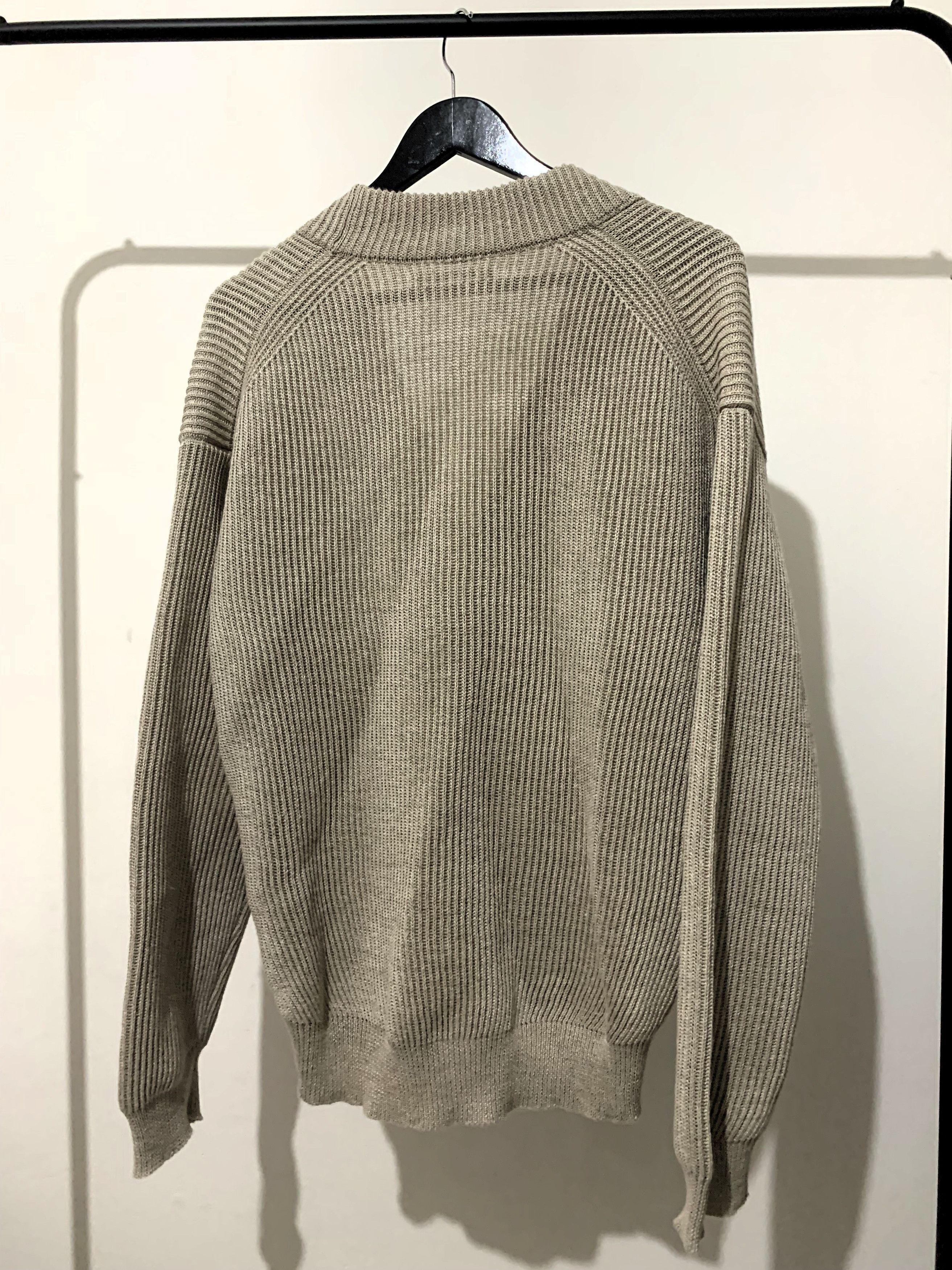 Auralee HEMP RIB KNIT BIG CARDIGAN Size US XL / EU 56 / 4 - 2 Thumbnail