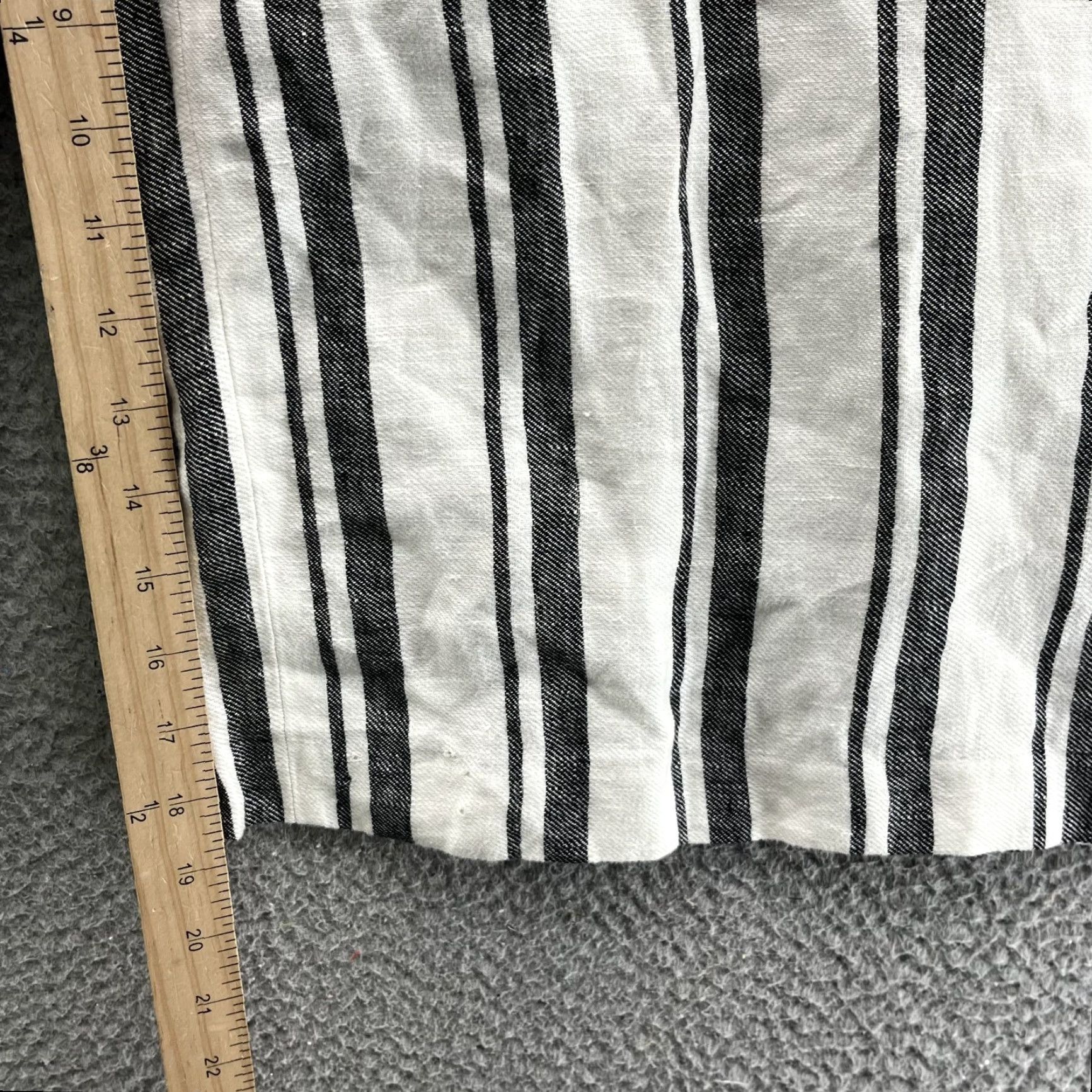 Old Navy Alice + Olivia 100% Linen Jumpsuit Womens Medium Stripe Cocktail 90s Chic Travel Vintage No - Size 32" / US 10 / IT 46 - 6 Thumbnail