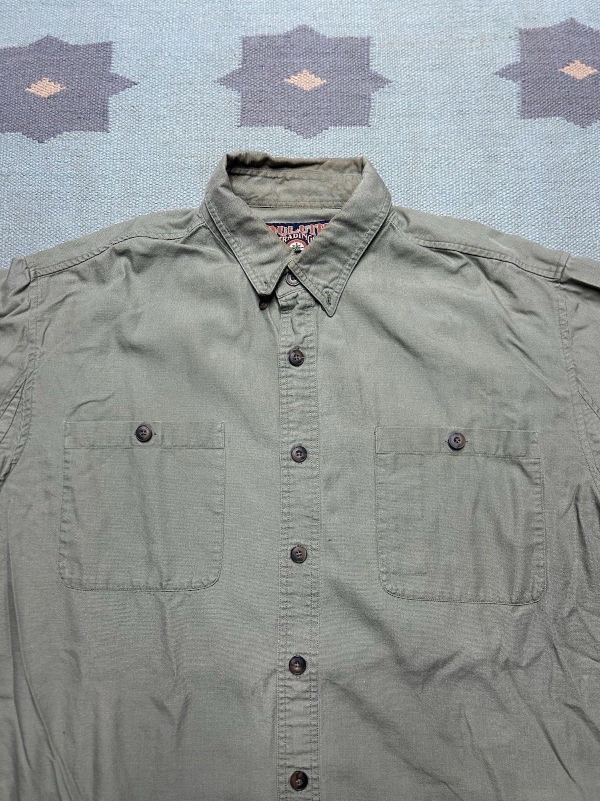 Duluth Trading Company Duluth trading button shirt cotton canvas work men’s XL tall Size US XL / EU 56 / 4 - 7 Thumbnail