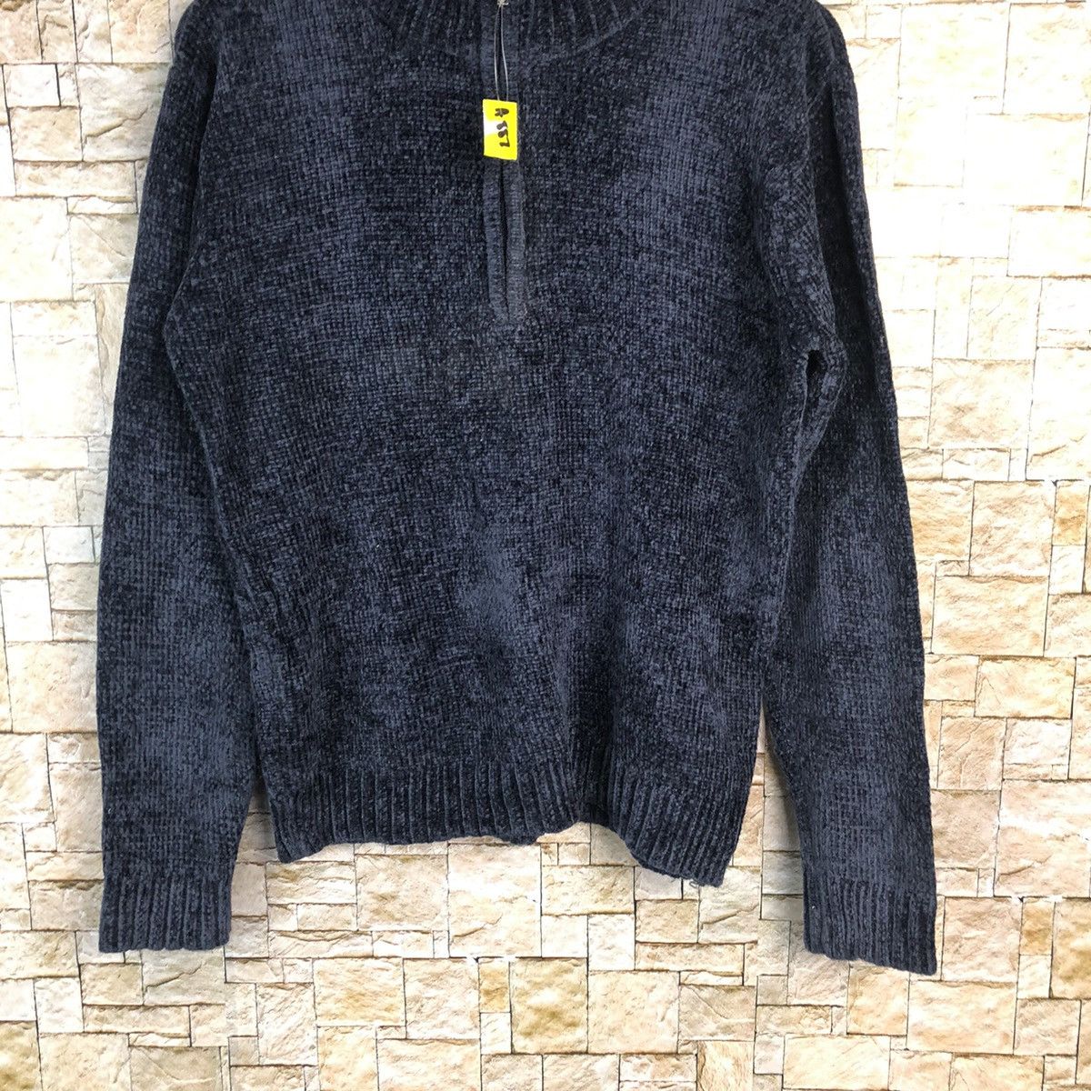 Japanese Brand Otarie Dark Blue Half Zip Sweatshirt #A887 Size US M / EU 48-50 / 2 - 3 Thumbnail