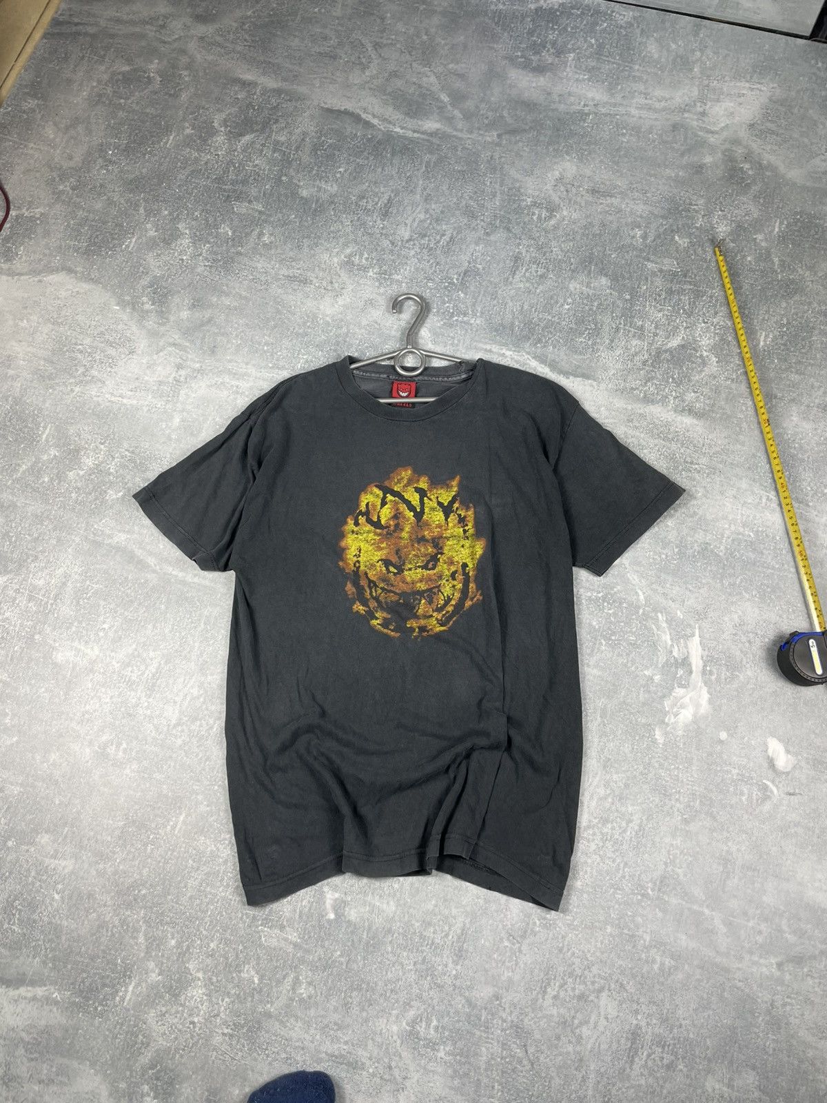 Spitfire Vintage distressed Spitfire ride the fire tee Size US M / EU 48-50 / 2 - 2 Thumbnail