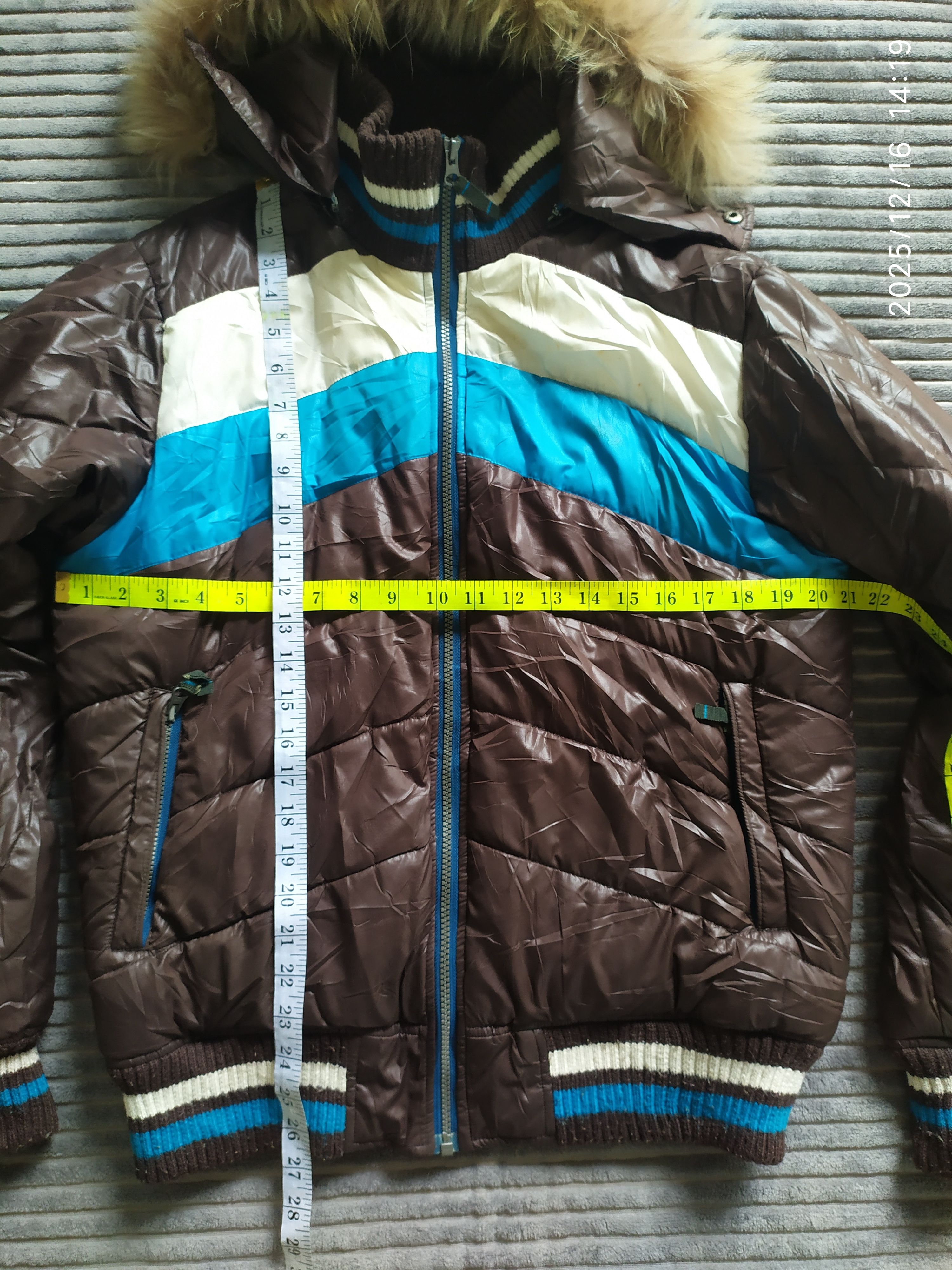 If Six Was Nine 2000s Japanese icca fur puffer jacket Size US L / EU 52-54 / 3 - 9 Thumbnail