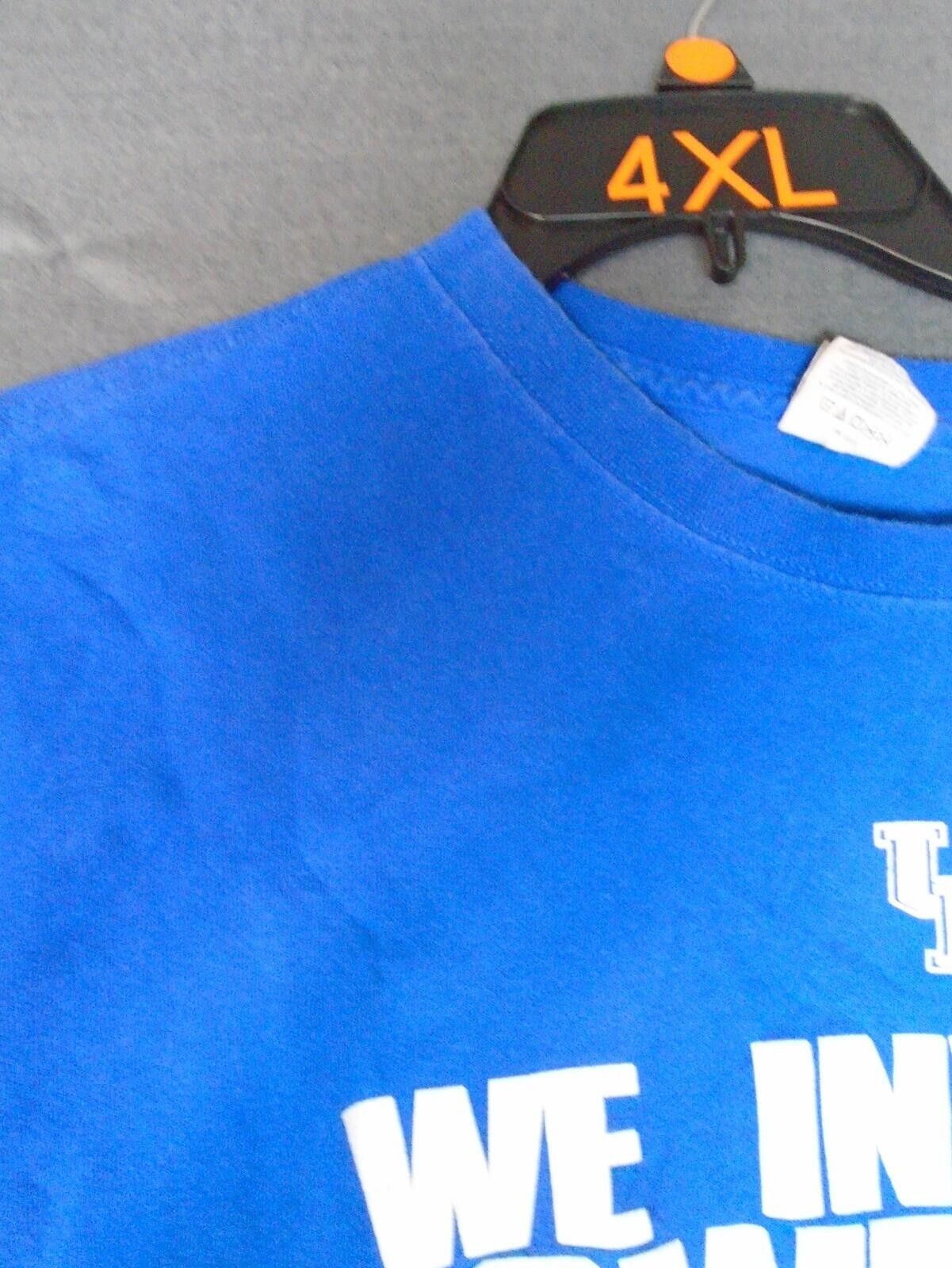 The Unbranded Brand Kentucky Swagger Mens Blue Print Short Sleeve Tee Size 4XL Size US XXL / EU 58 / 5 - 3 Thumbnail