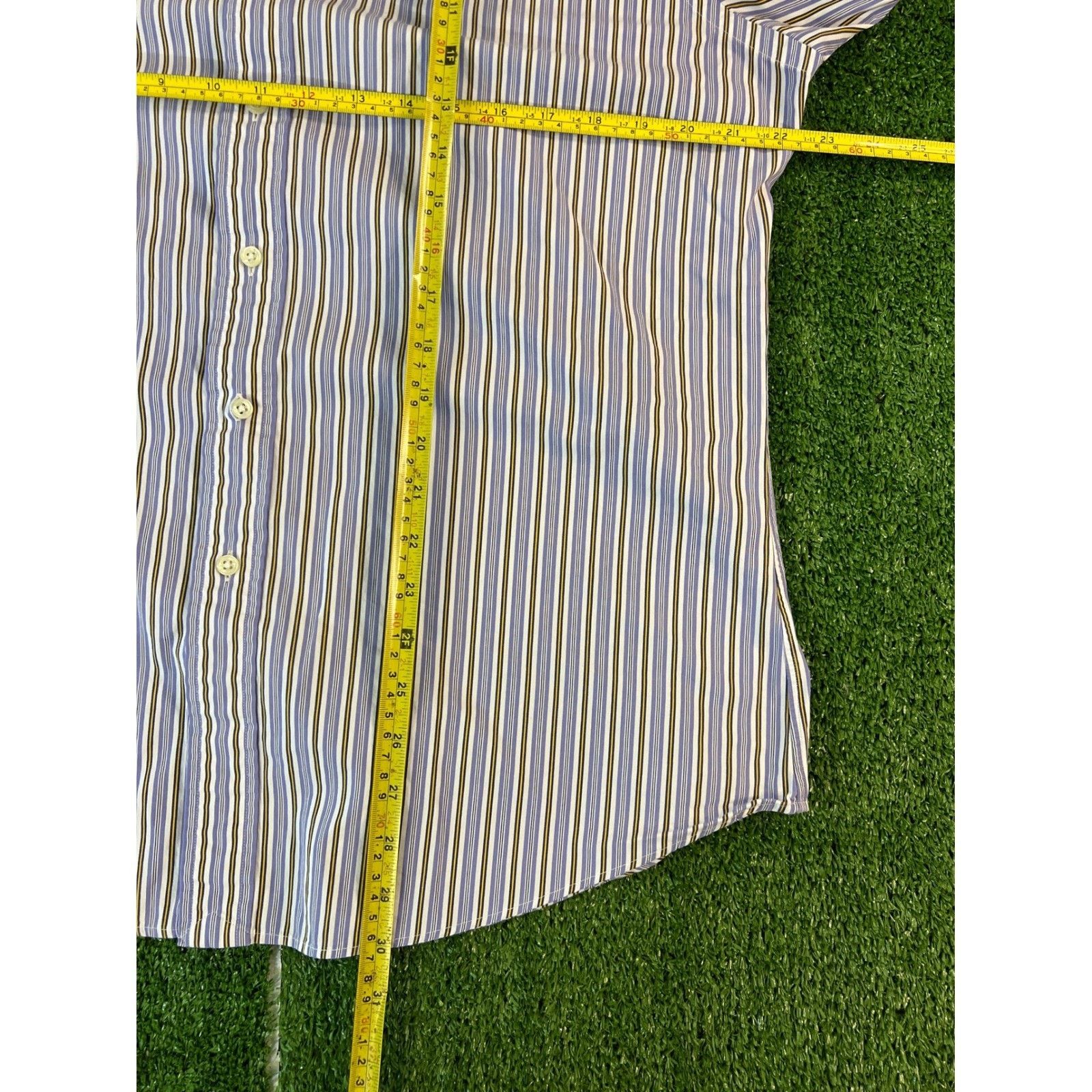 Polo Ralph Lauren Polo Ralph Lauren Custom Fit Striped Button Down Shirt Men L Size US L / EU 52-54 / 3 - 5 Thumbnail
