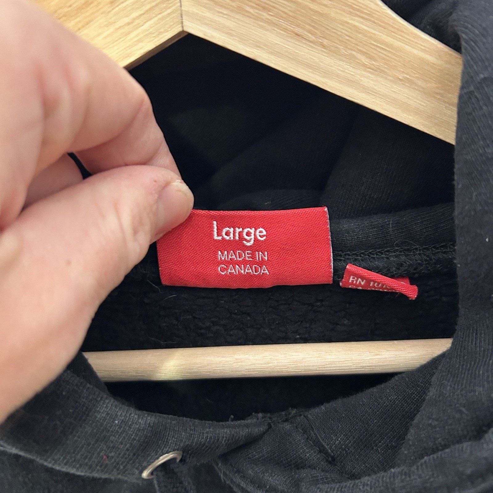Supreme Supreme Portrait Hooded Sweatshirt Hoodie “Black” FW20 Size US L / EU 52-54 / 3 - 8 Thumbnail