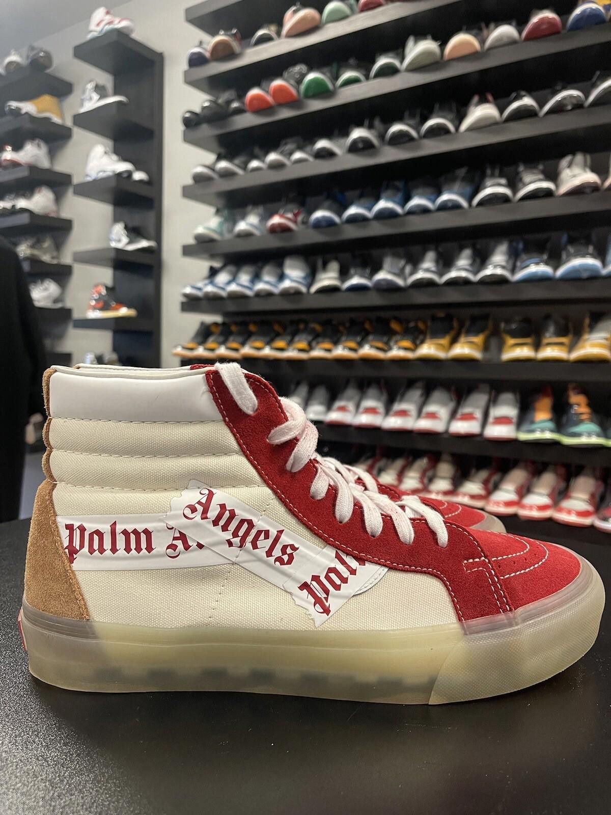 Vans Size 11 - Vans Palm Angels x Sk8-Hi VLT LX 'Chili Pepper' Size US 11 / EU 44 - 3 Thumbnail