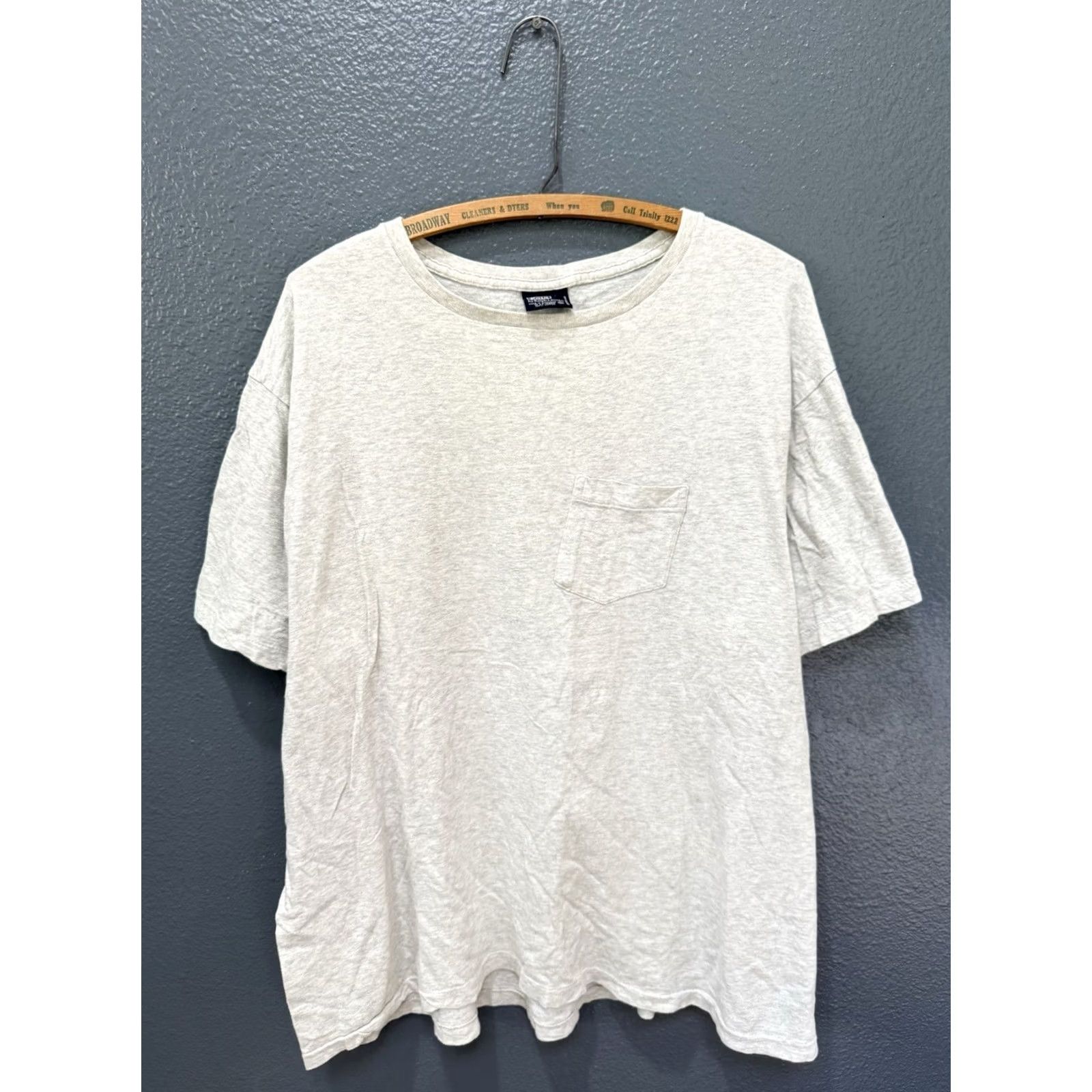 Ralph Lauren VINTAGE 90s Polo Ralph Lauren Gray Cotton Pocket Tee 2XL Shirt Mens Boys Size US XXL / EU 58 / 5 - 3 Thumbnail