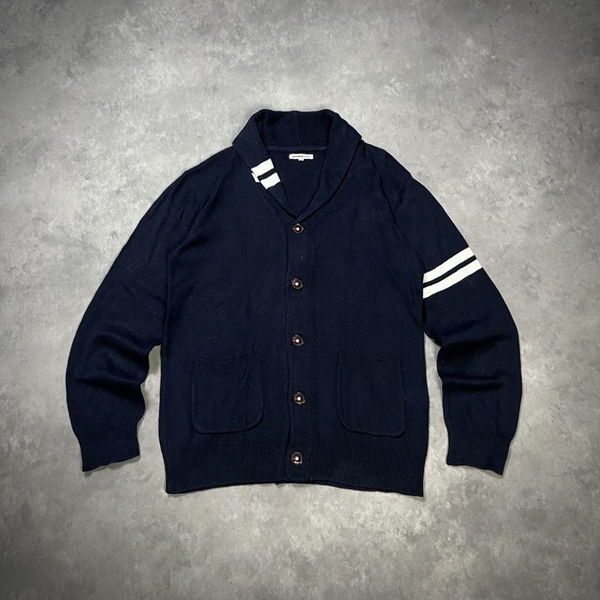 semanticdesign 2000s SemanticDesign Archive Knit Cardigan Thom Browne Style Size US L / EU 52-54 / 3 - 1 Thumbnail