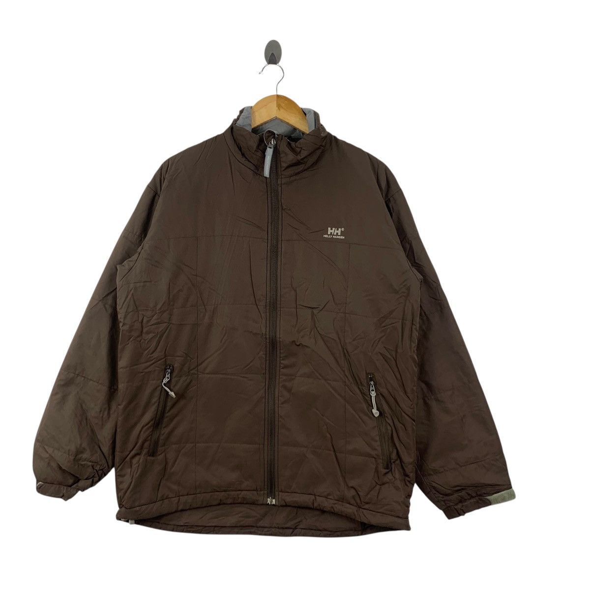 Helly Hansen Vintage HELLY HANSEN Light Puffer Outdoor Jacket Parka Zippe Size US L / EU 52-54 / 3 - 4 Thumbnail