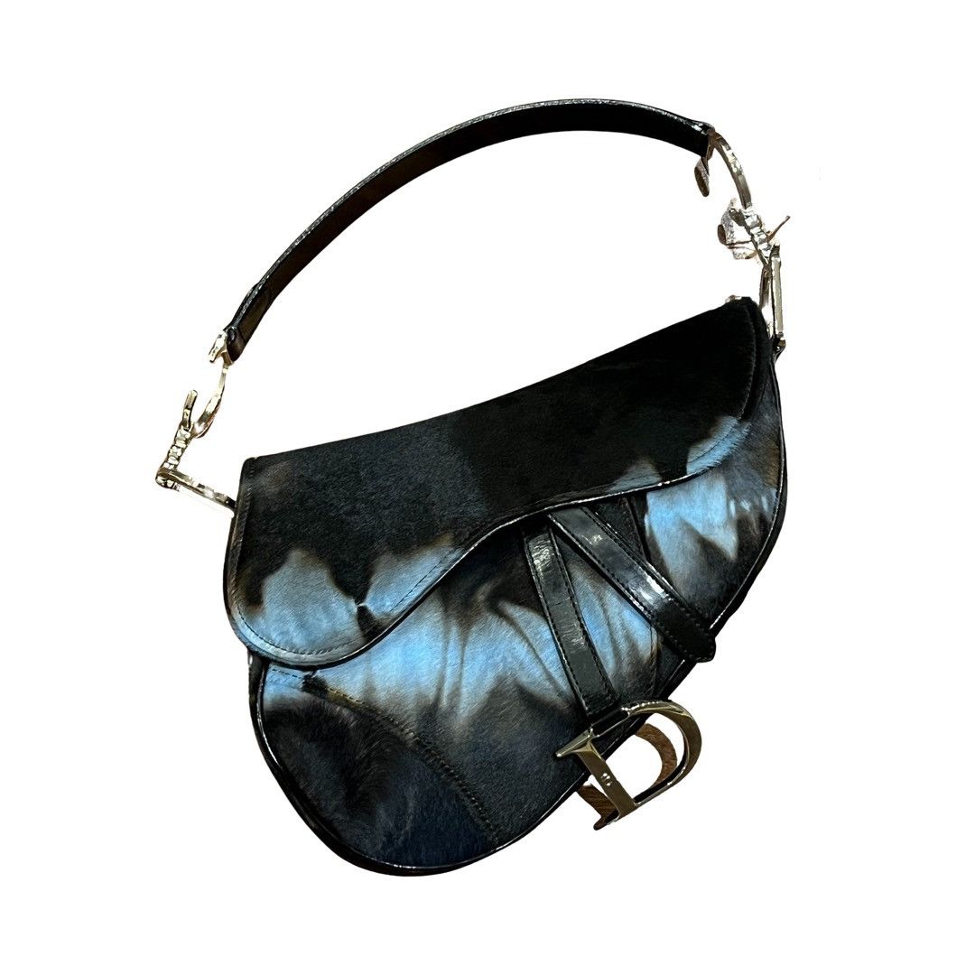 Christian Dior Tie-dye pony saddle bag