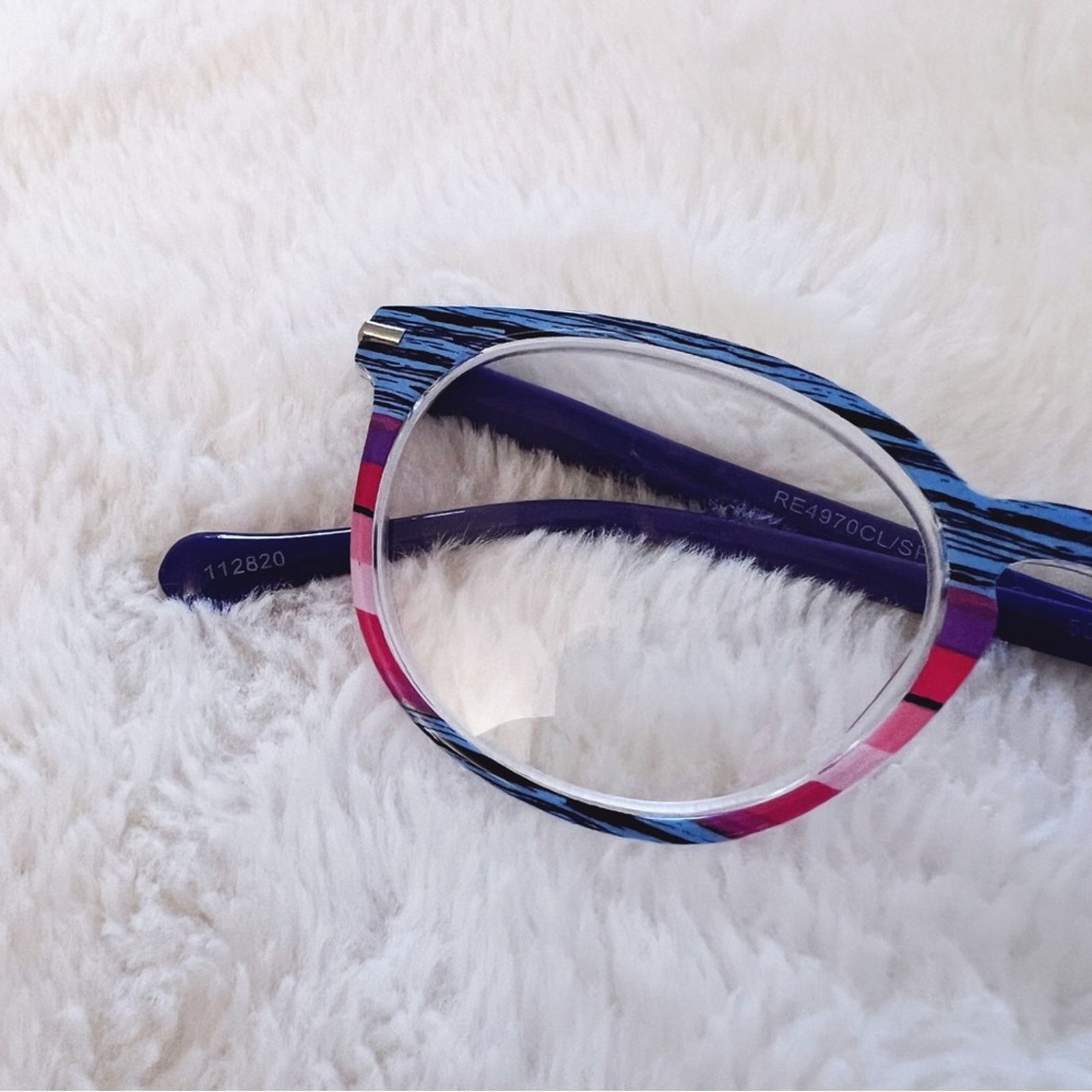 Other Zoe Blue Multi-Color Round Reader Glasses Size ONE SIZE - 8 Thumbnail