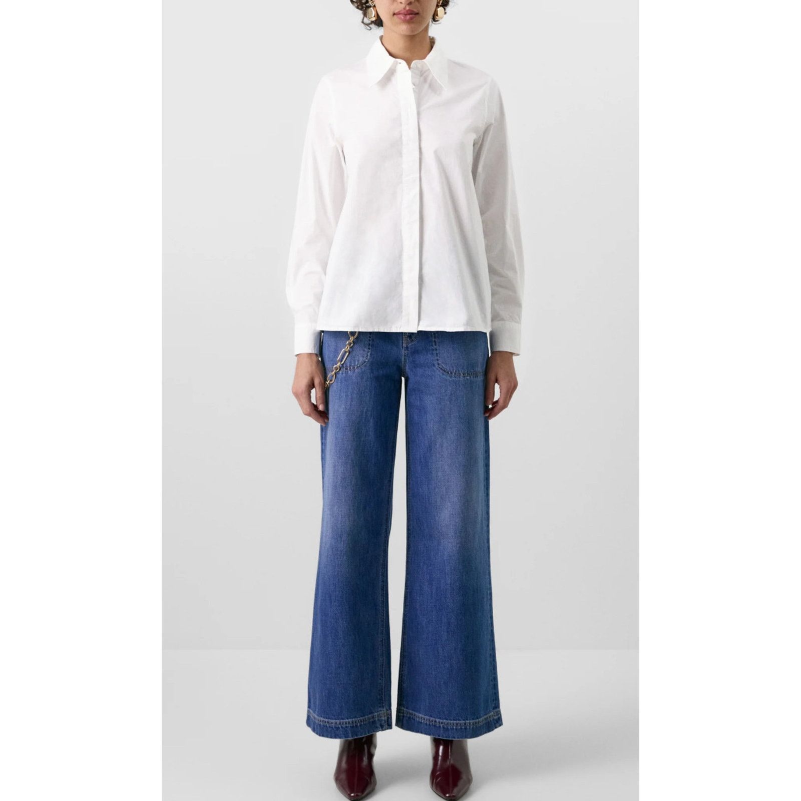 Cult Gaia GAP X CULT GAIA BCKLS PERF SHIRT / XS / NWT Size XS / US 0-2 / IT 36-38 - 1 Thumbnail