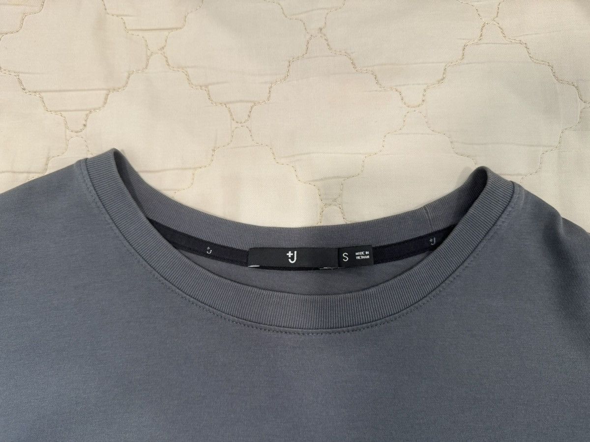 Jil Sander × Uniqlo Uniqlo x Jil Sander +J Supima® T-Shirt Dark Grey Size Small Size US S / EU 44-46 / 1 - 3 Thumbnail