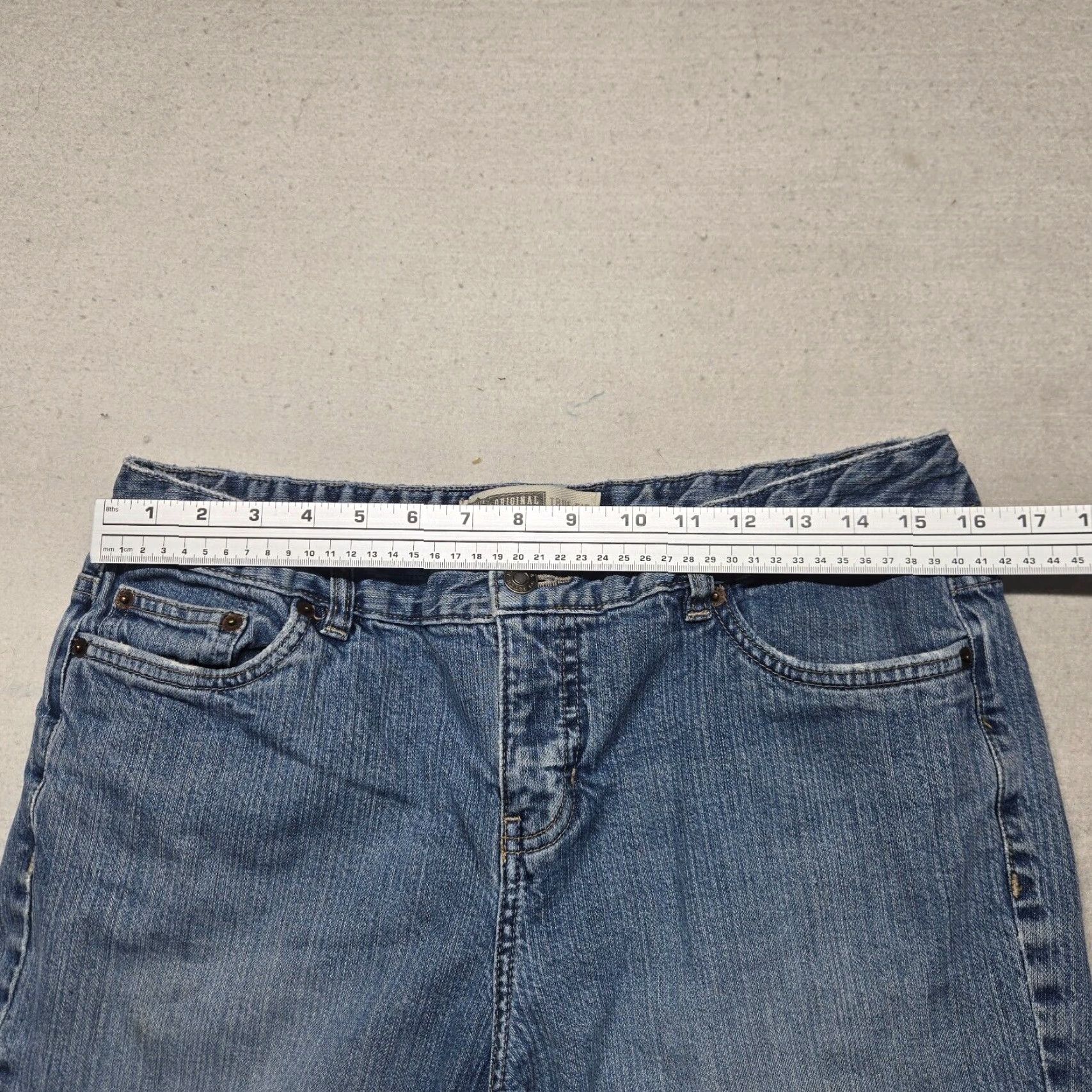 Route 66 VINTAGE Route 66 Women's Jeans Flare Fit Medium Wash Blue Denim Pants Adult Size 13 Size 34" / US 12 / IT 48 - 7 Thumbnail