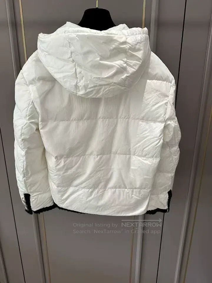 Miu Miu Miu Miu 38 White hooded down jacket Size M / US 6-8 / IT 42-44 - 2 Thumbnail