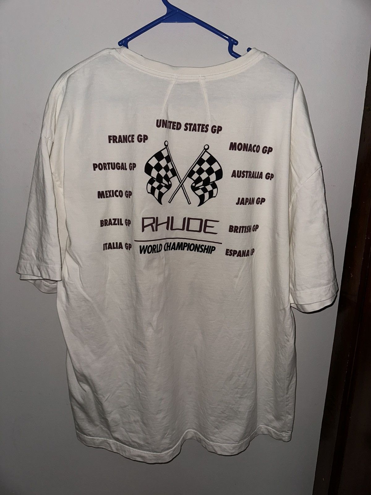 Rhude Rhude Grand Prix tee Size US XL / EU 56 / 4 - 2 Thumbnail