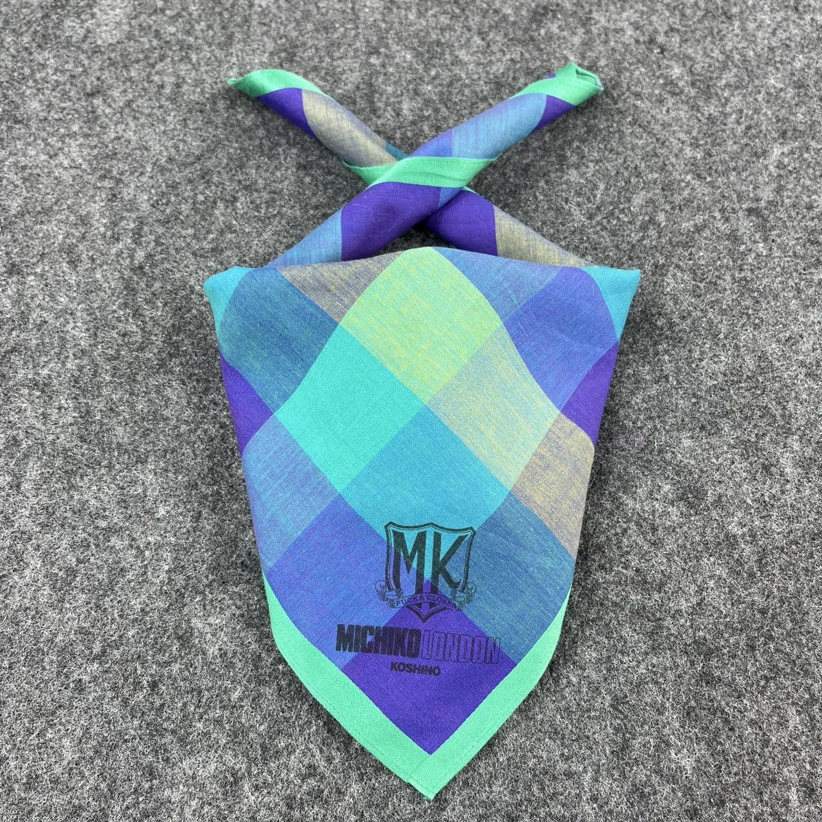 Michiko Koshino London × Vintage Michiko Koshino Handkerchief / Bandana / Neckerchief B136 Size ONE SIZE - 2 Thumbnail