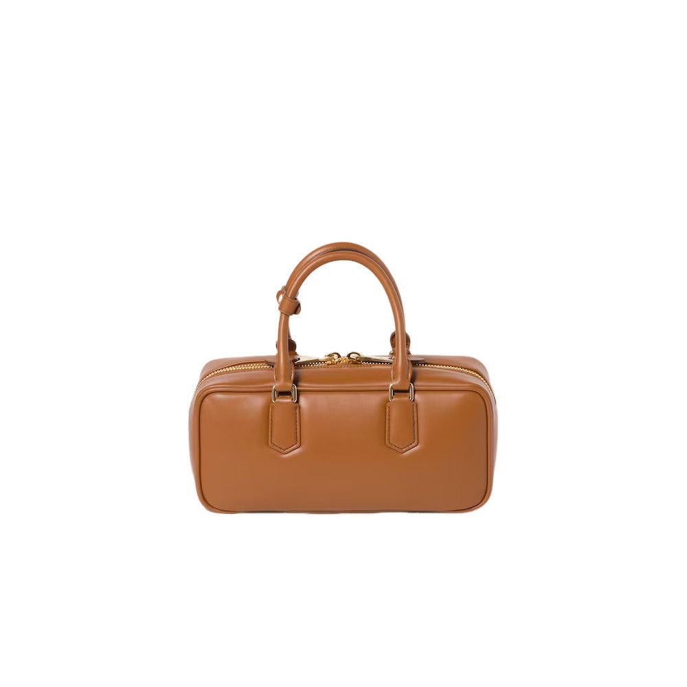 Miu Miu MIU MIU Arcadie Large $3600 Cognac Leather Handbag New And A Size ONE SIZE - 3 Thumbnail