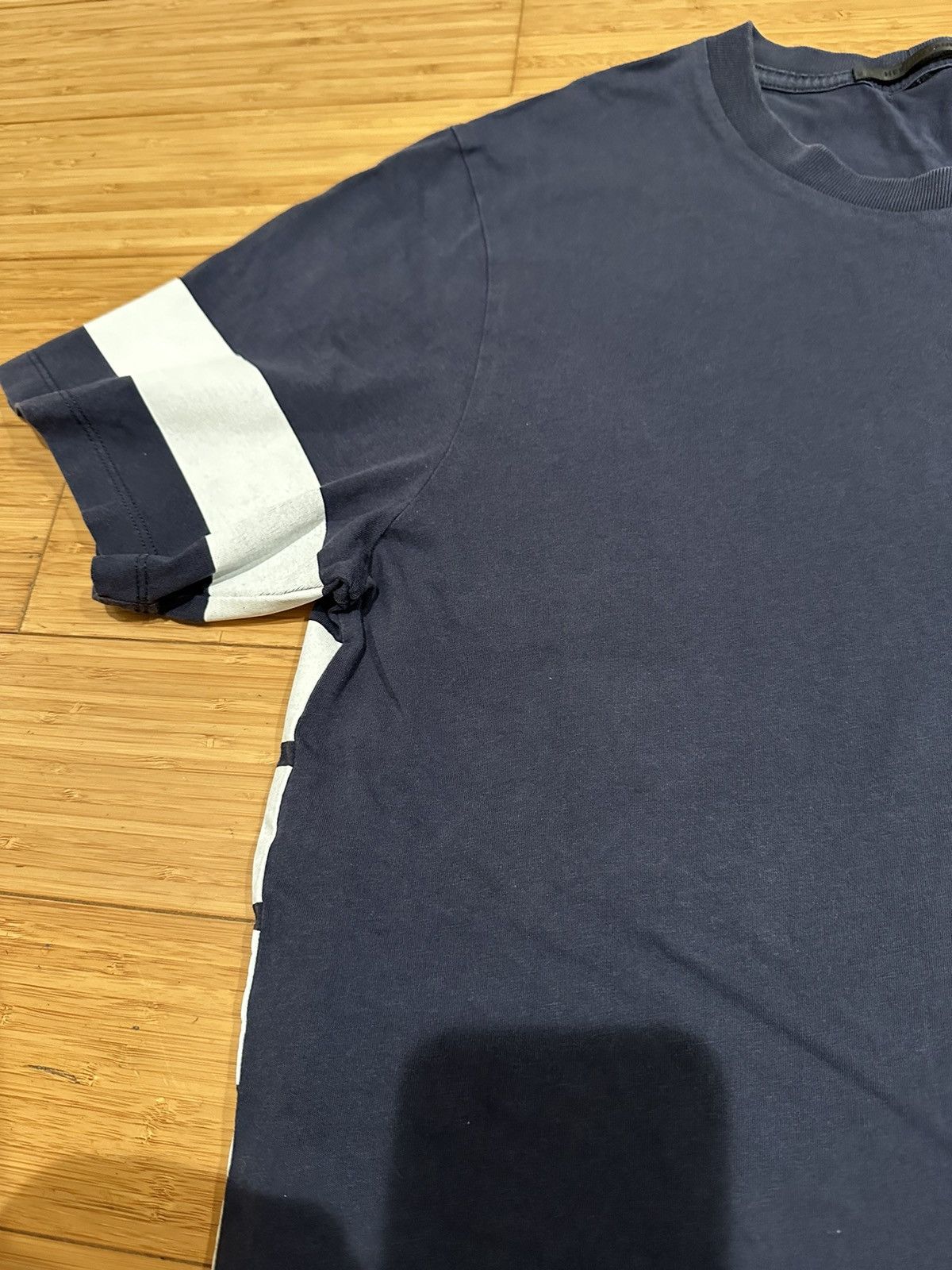 Helmut Lang Men's Helmut Lang Logo Stripe T-Shirt Size XL Size US S / EU 44-46 / 1 - 8 Thumbnail