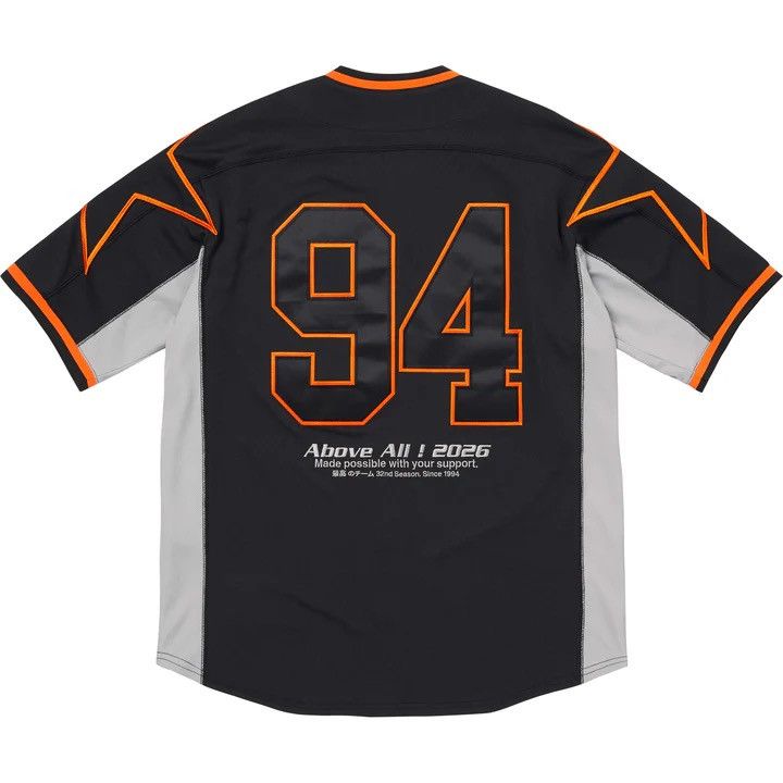 Supreme Supreme Stars Baseball Jersey XL Black PREORDER Size US XL / EU 56 / 4 - 2 Thumbnail