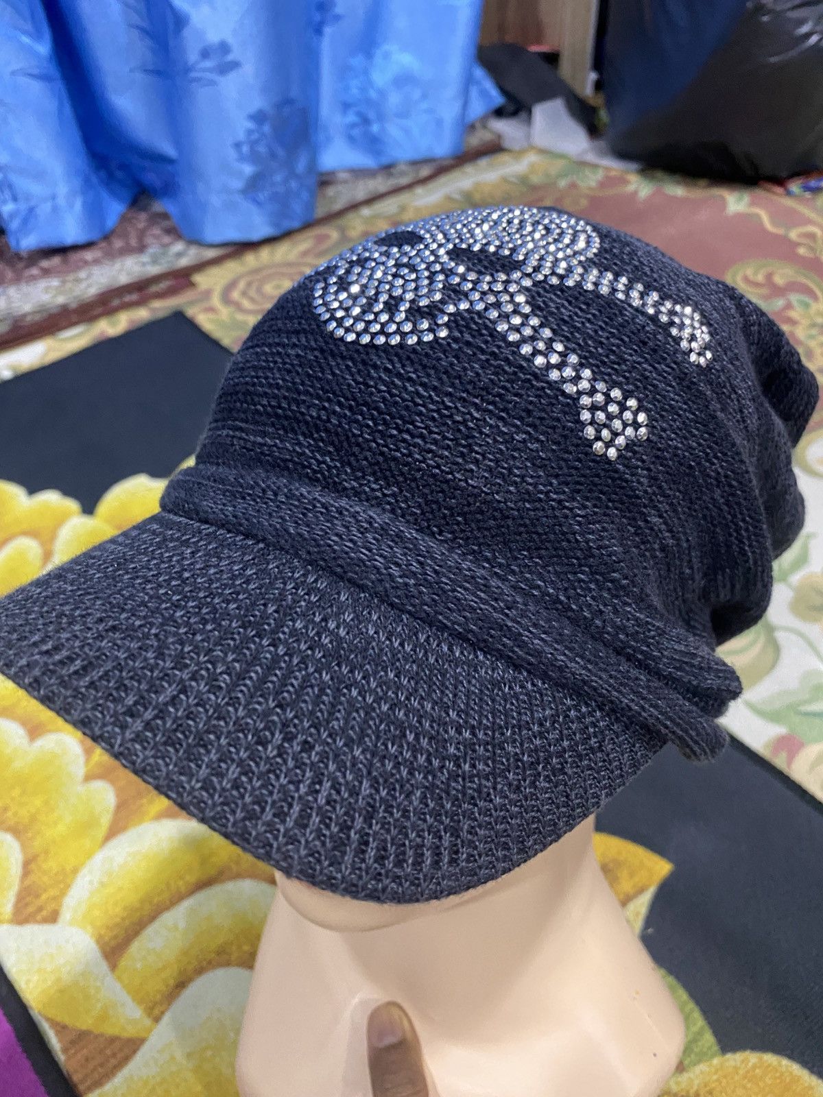 If Six Was Nine Y2K Skull Punk Bondage Beanie Hats Snowcap Size ONE SIZE - 3 Thumbnail