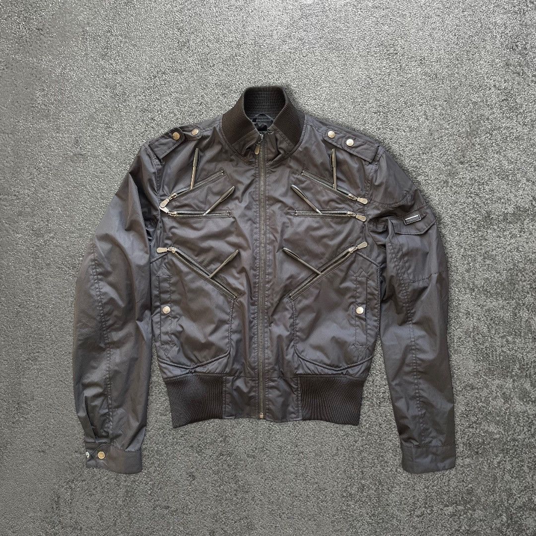 Japanese Brand Nooky 6 Zips Bomber Size US M / EU 48-50 / 2 - 1 Thumbnail