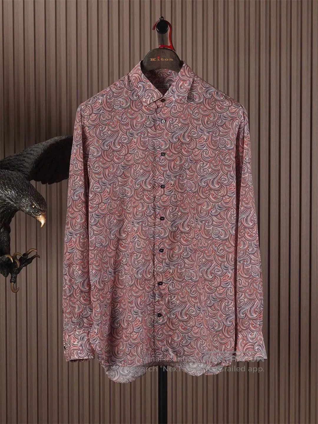 Zilli ZILLI Silk Blend Printed Shirt. Size US M / EU 48-50 / 2 - 1 Thumbnail