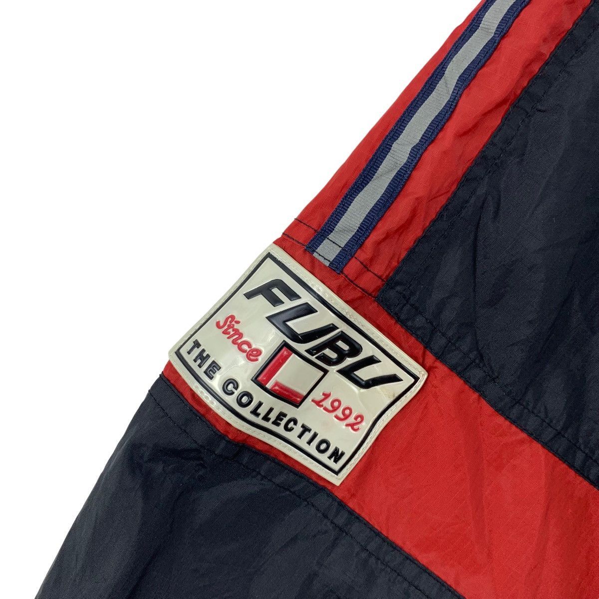 Fubu FUBU THE COLLECTION Japanese Brand Rap Black Windbreaker Size US XXL / EU 58 / 5 - 3 Thumbnail