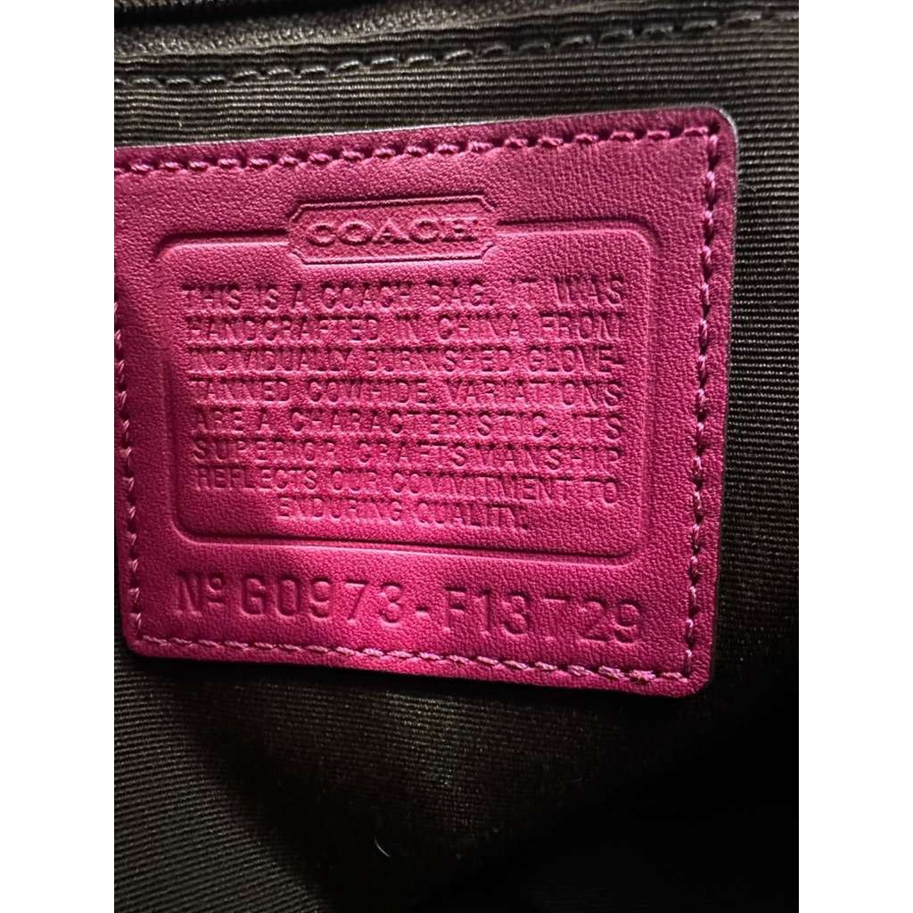 Coach Coach Soho Magenta Leather Hobo Bag Size ONE SIZE - 7 Thumbnail