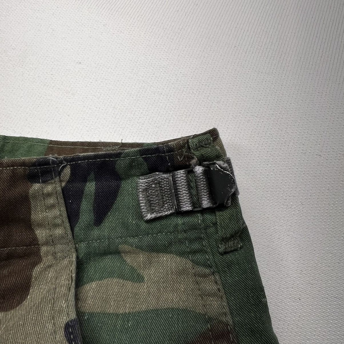 Vintage Military Pants Green Camo Cargo Woodland US Army Baggy Size US 28 / EU 44 - 4 Thumbnail